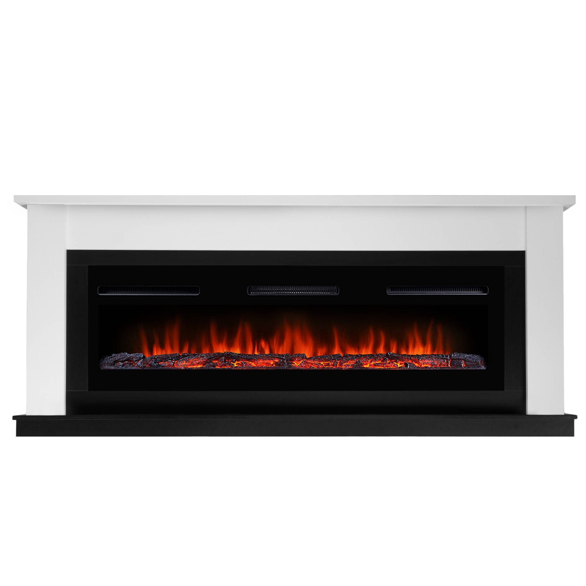 Каминокомплект Firelight Canto Long с очагом Electrolux Infinity EFP/P-1600ULS белый/черный НС-1660707