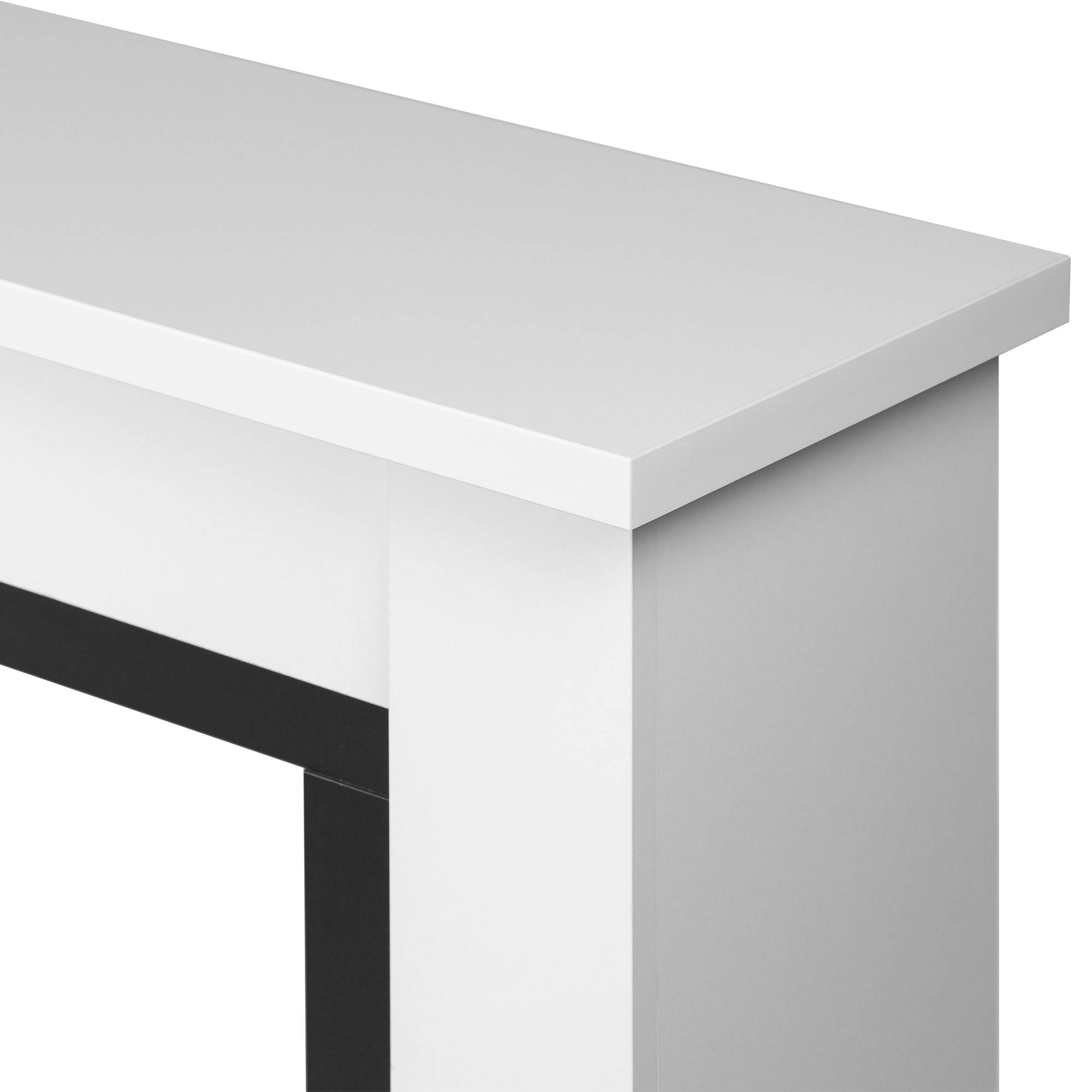 Каминокомплект Firelight Canto Long с очагом Electrolux Infinity EFP/P-1600ULS белый/черный НС-1660707