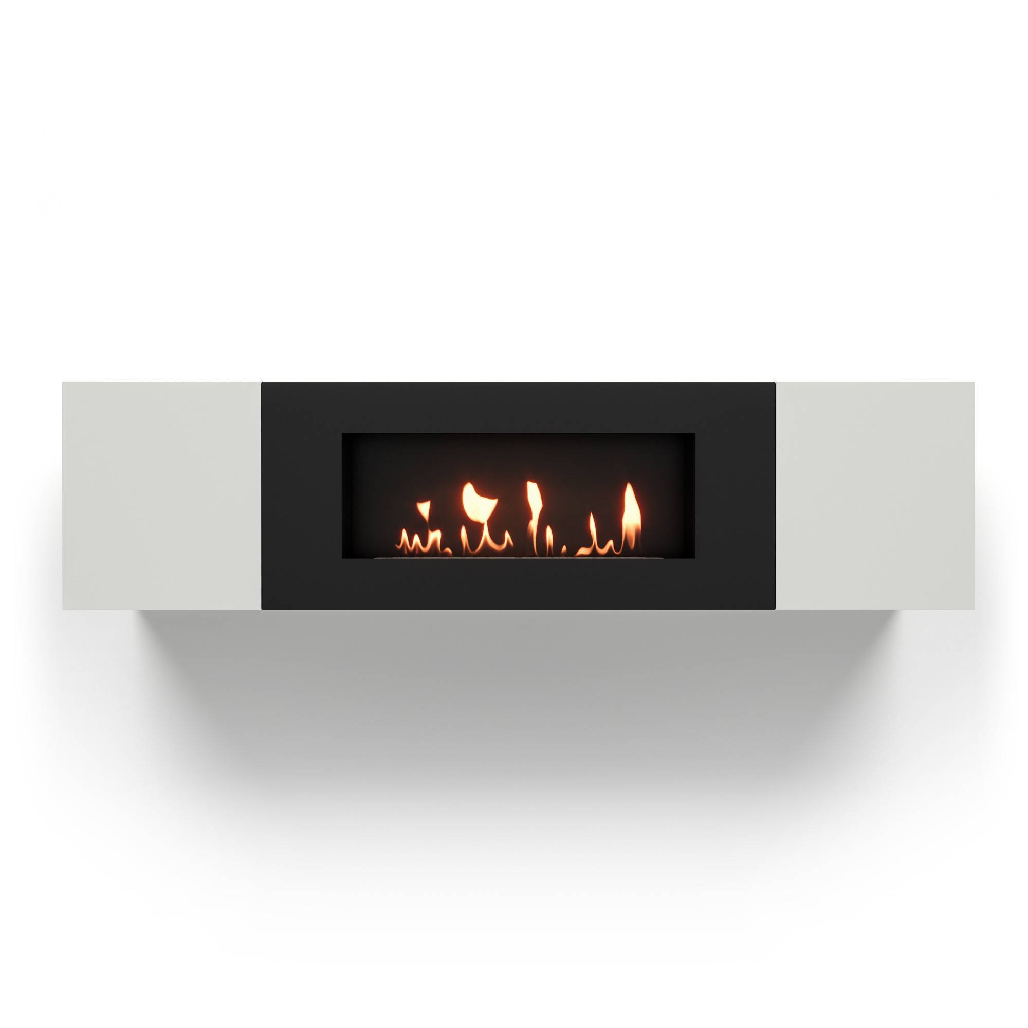 Тумба ТВ с биокамином Firelight BFP-P1600 белая НС-1646612