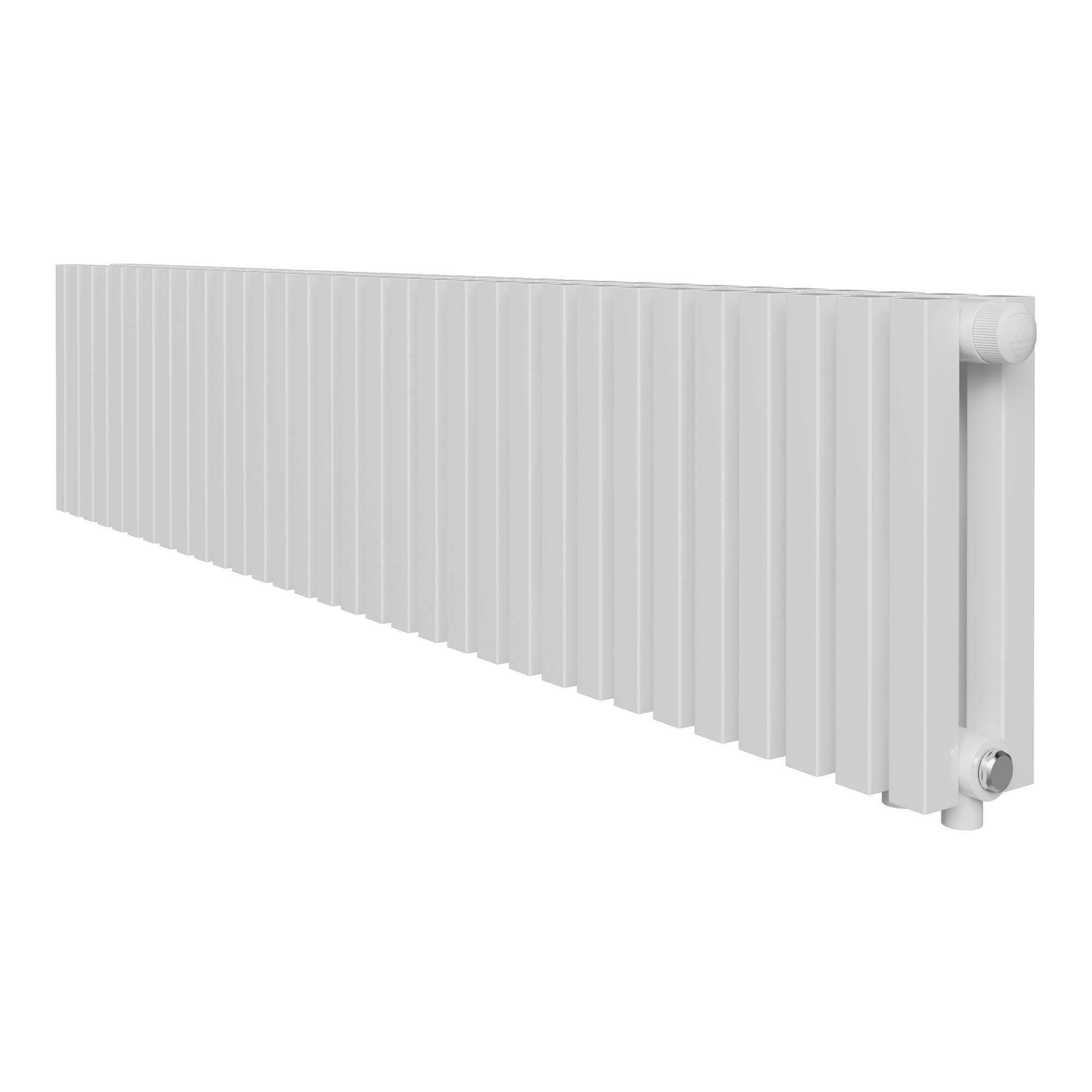 Стальной трубчатый радиатор Royal Thermo Shift Q30 VC2030 32 секций нижнее подключение RAL 9016 НС-1631284