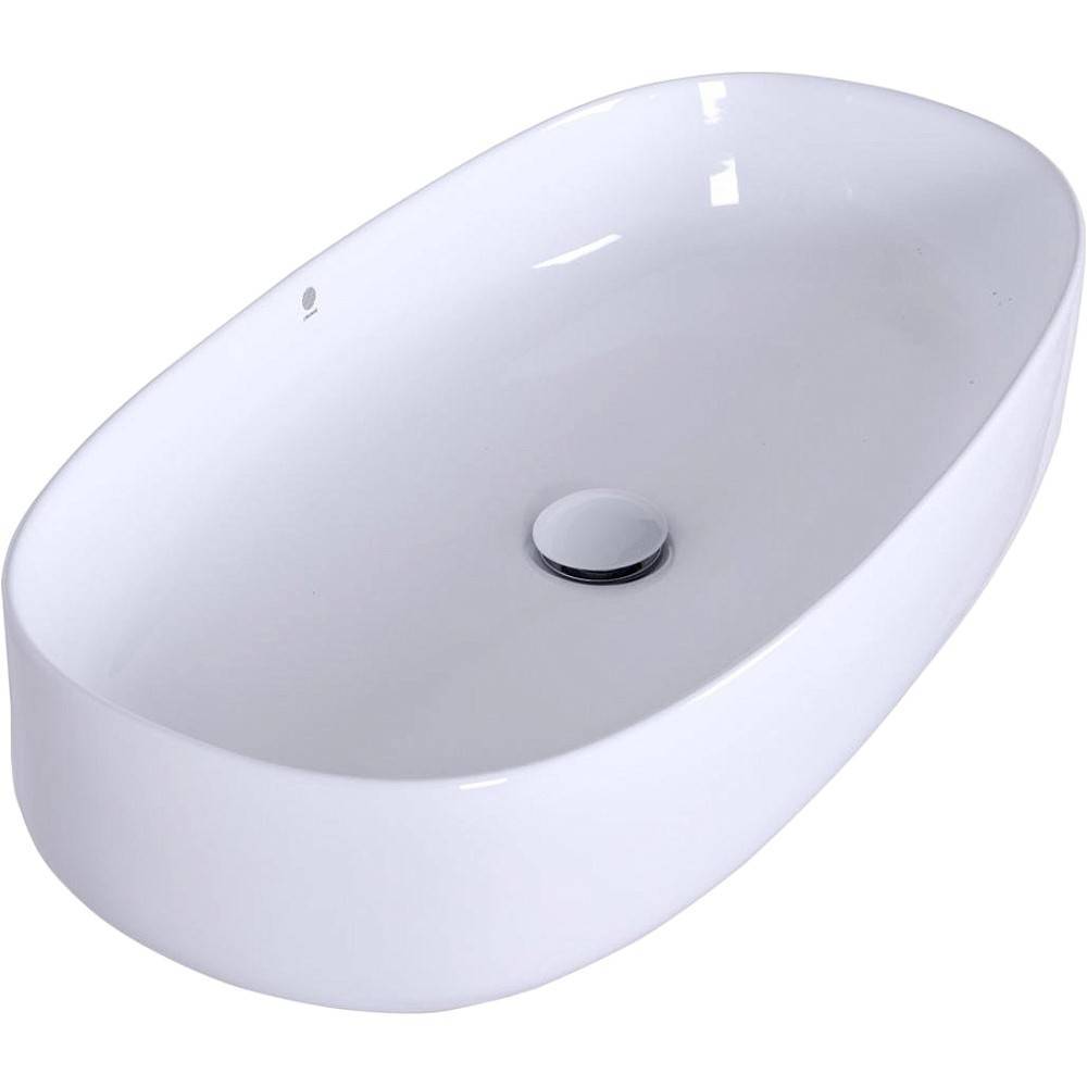 Раковина накладная Orange B07 санфарфор белый глянец B07-675W