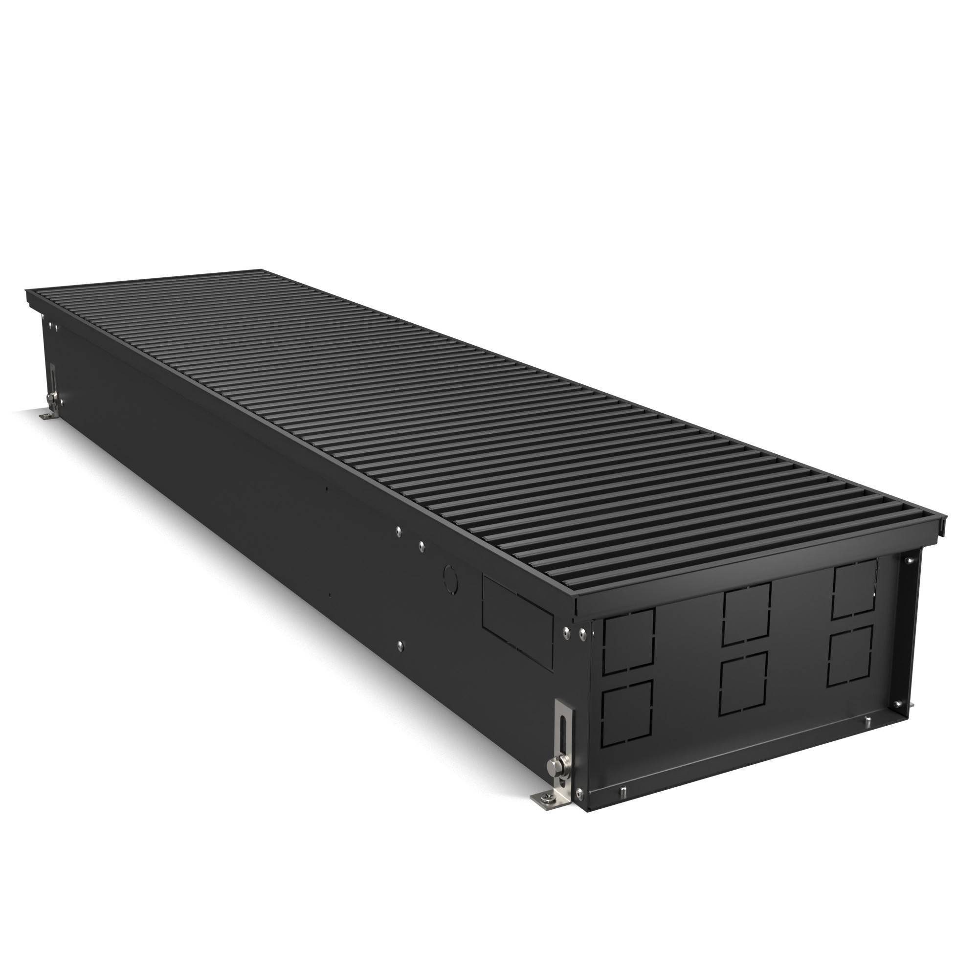 Внутрипольный конвектор Royal Thermo ATRIUM TURBO 150x300x2100 мм инверторный Черный НС-1666079