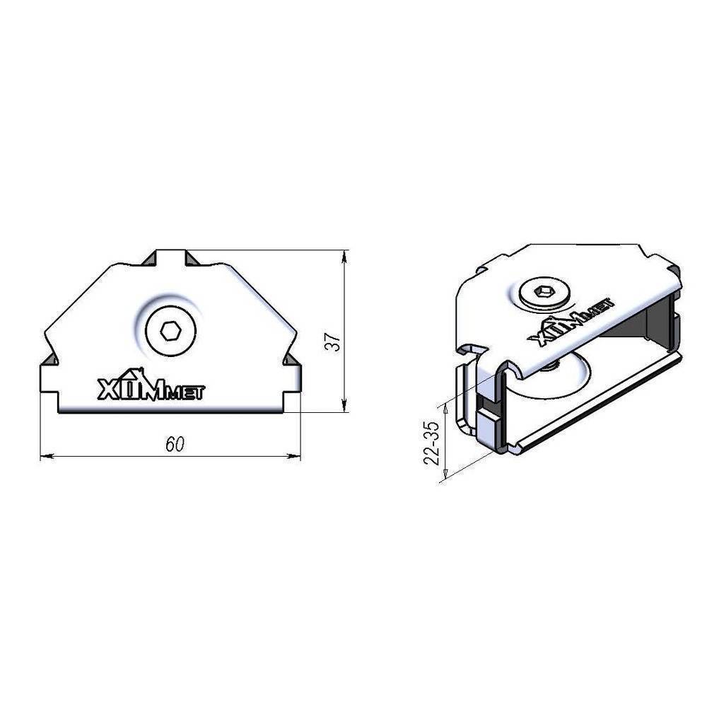 Соединение угловое ХОММЕТ 9010002