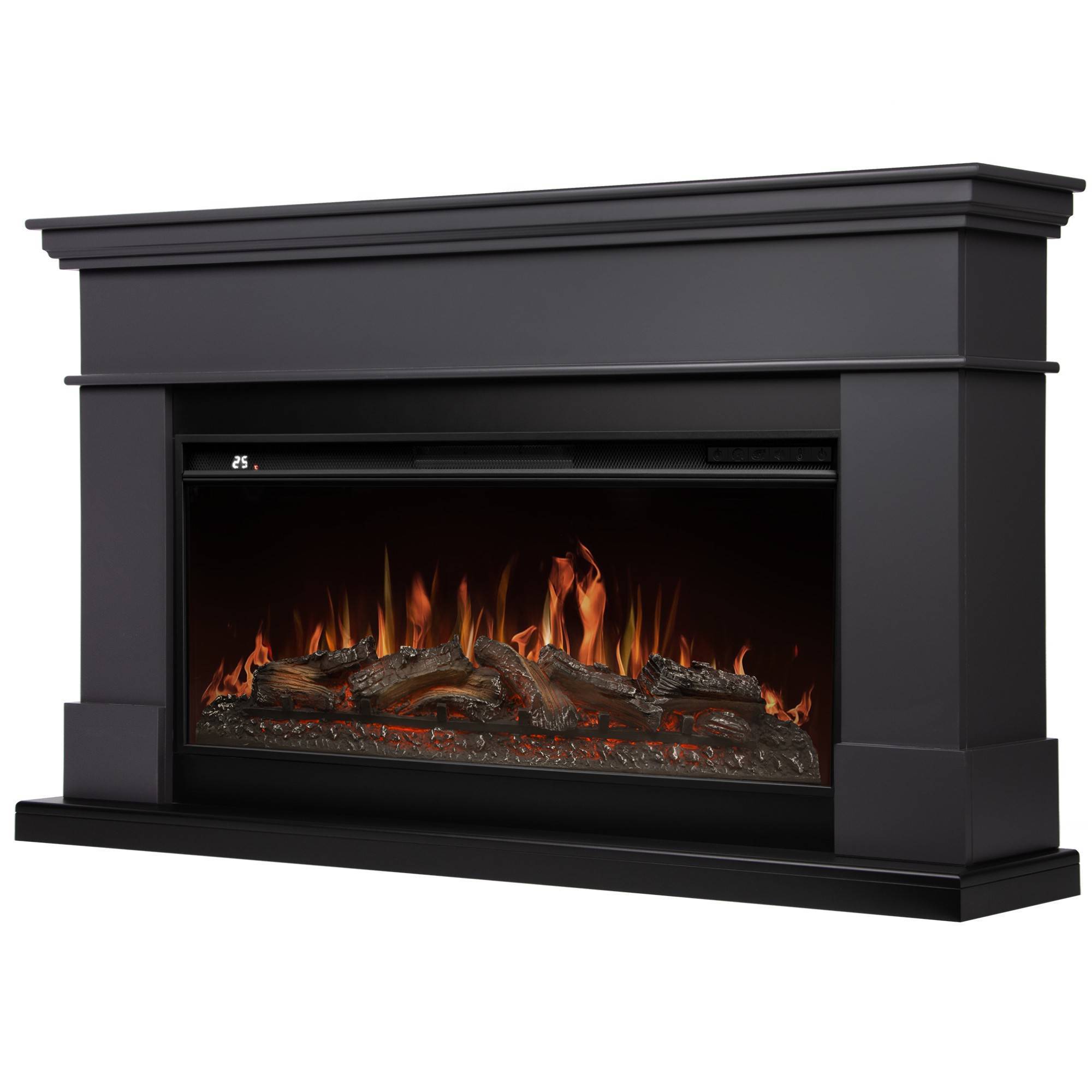 Каминокомплект Royal Thermo Aurora RTFP/P-AR40LS с порталом Firelight California 42/40/36 графит НС-1704500