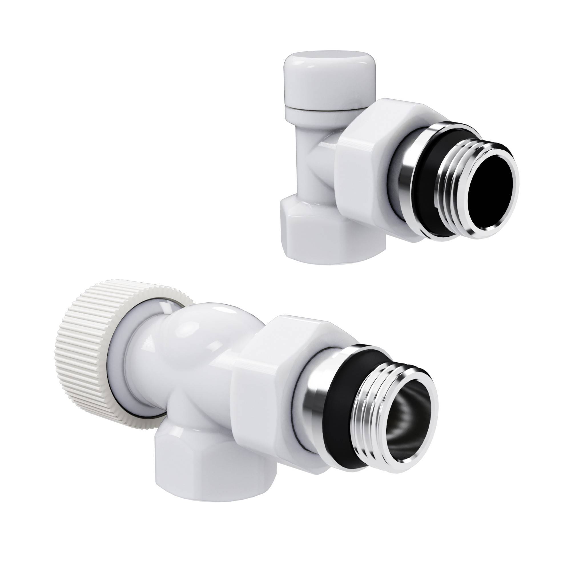 Набор термостатический осевой Royal Thermo Design 1/2 M30x1,5 Белый НС-1640373