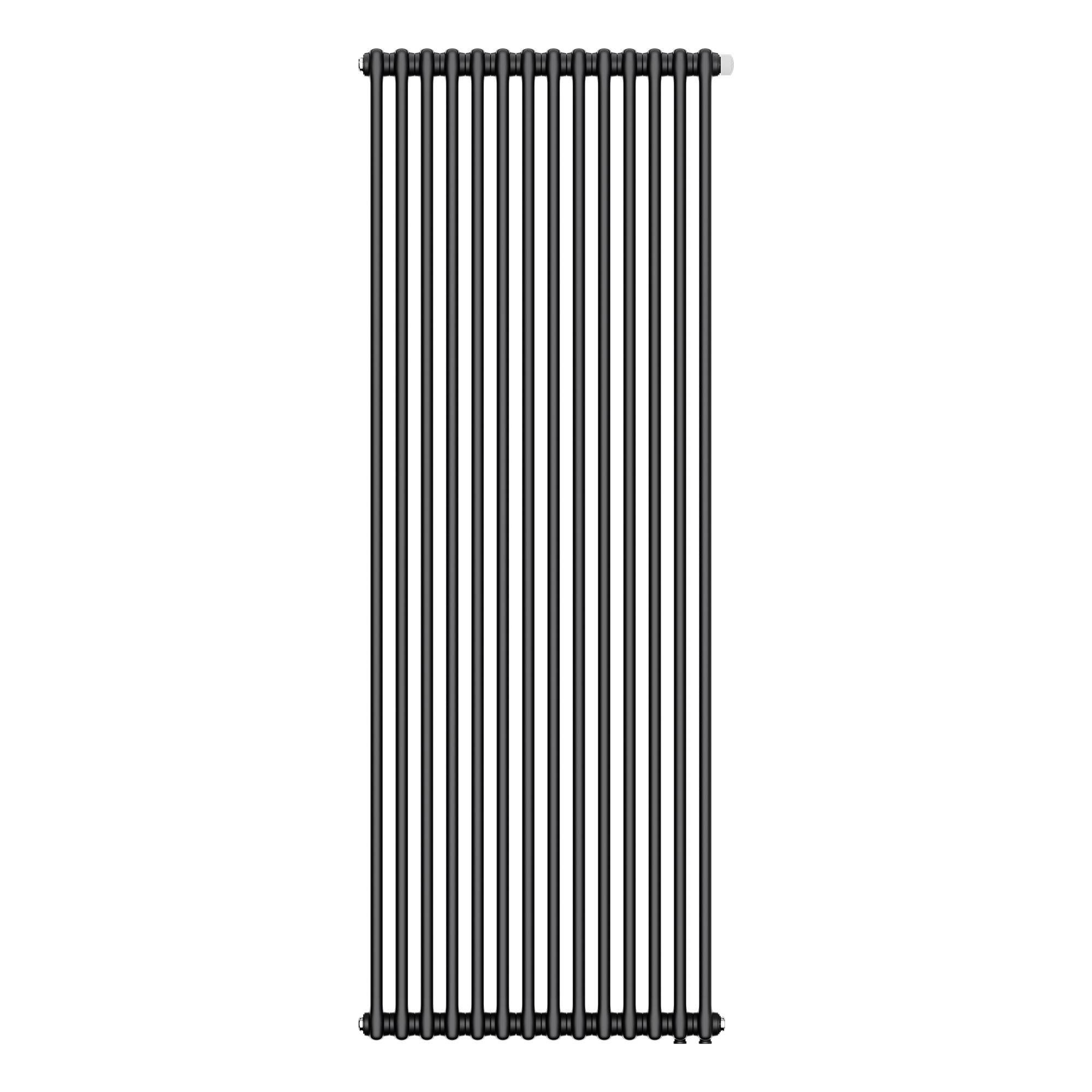 Дизайн-радиатор трубчатый Royal Thermo Insignia VC2180 14 секций нижнее подключение RAL 9005m НС-1701198