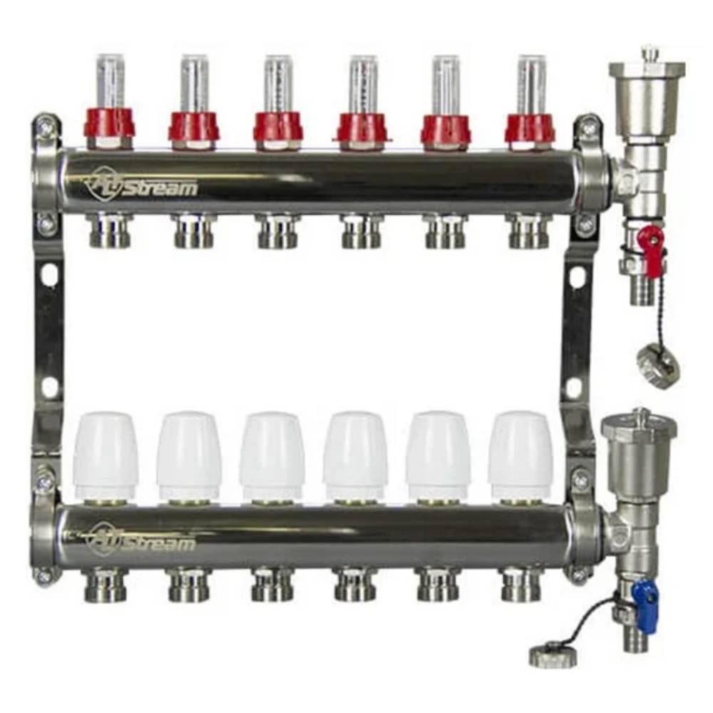 Группа коллекторная Altstream с расходомерами и воздухоотводчиком 1х12х3/4 1431719