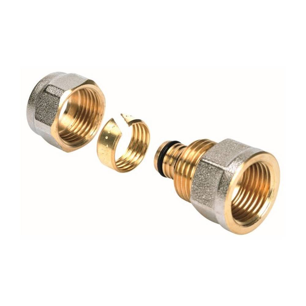 Муфта переходная Henco обжимная ВР 16x1/2 1-1604