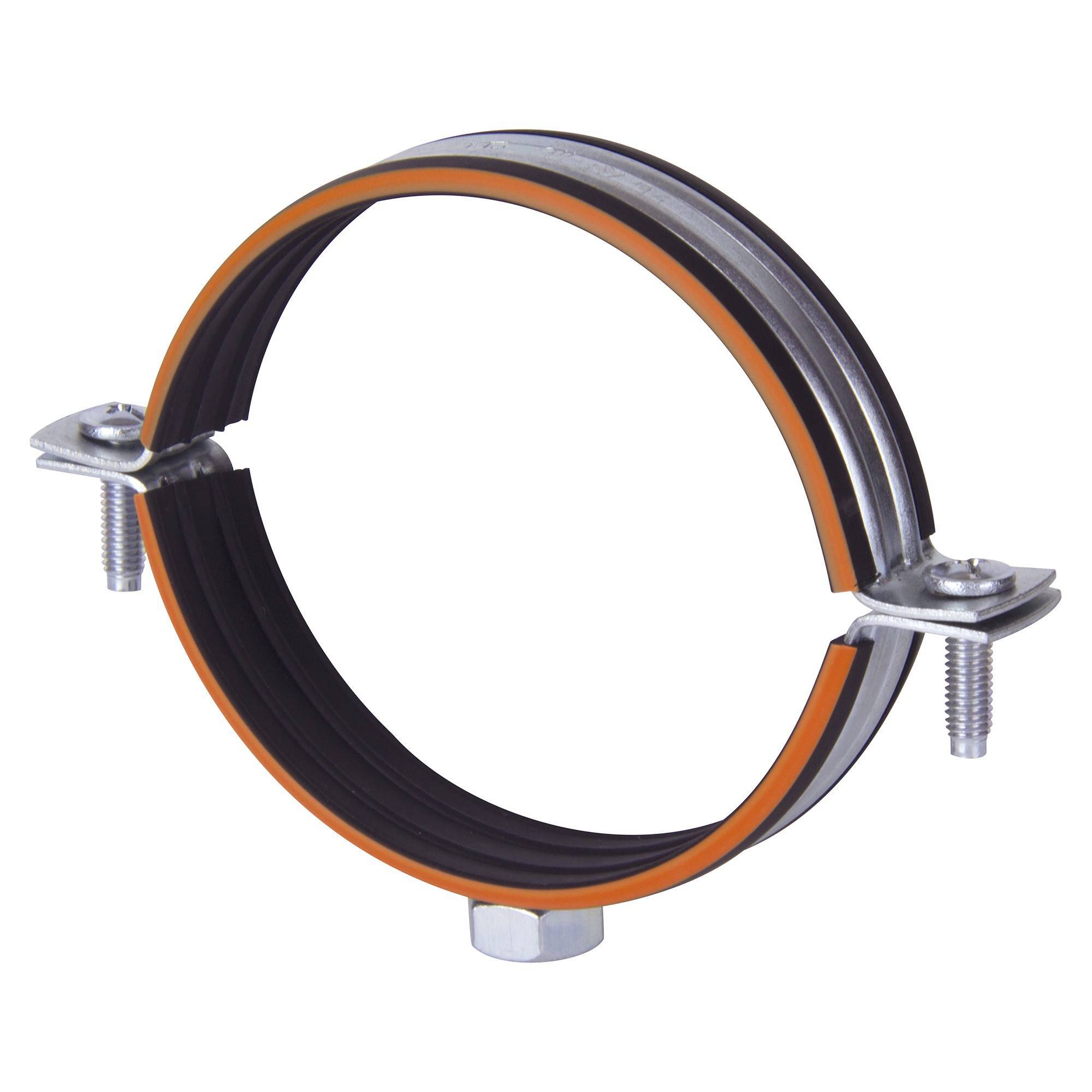 Хомут металлический Humalt RU-HT M10 108-116 мм 4 с гайкой, шпилькой и дюбелем НС-1630624