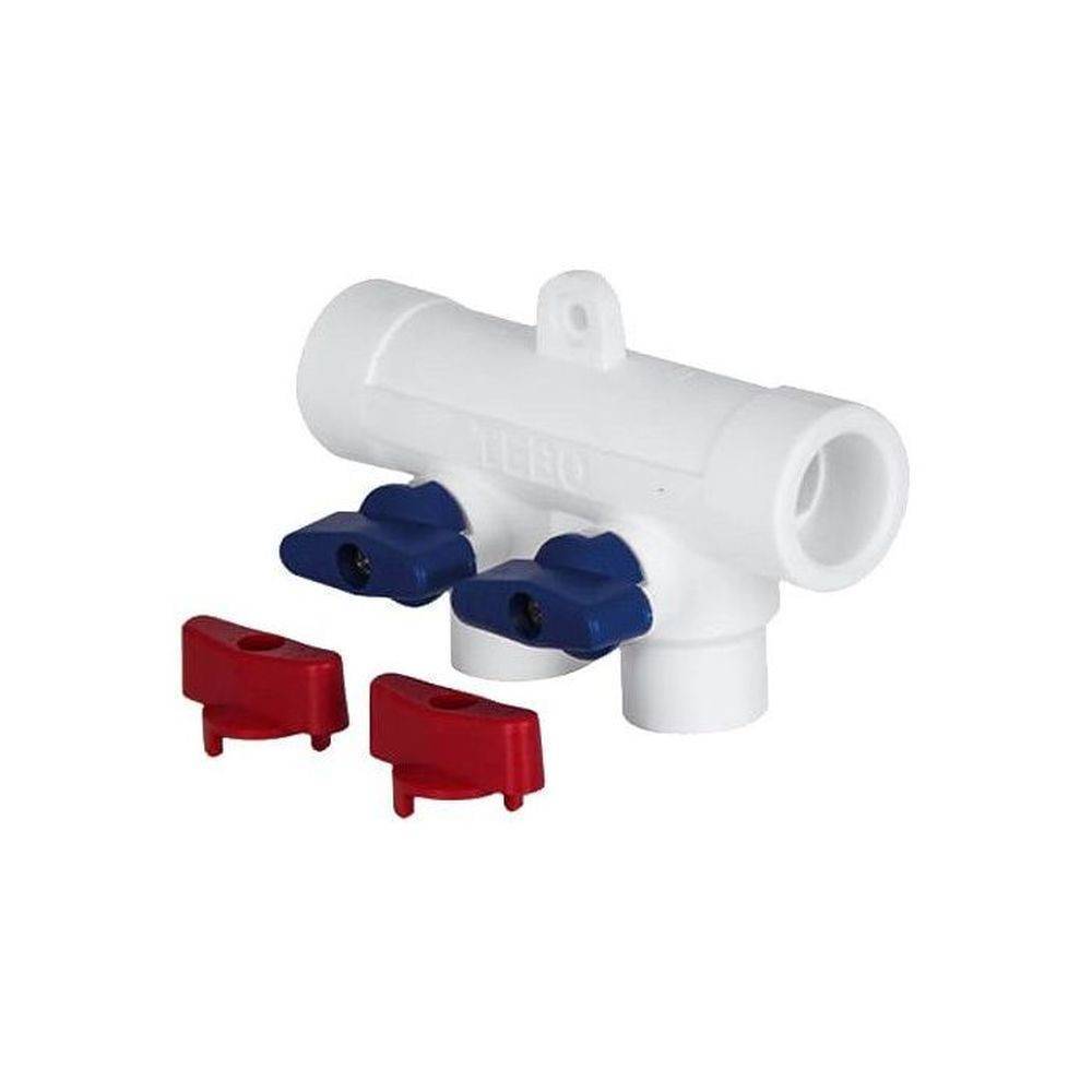 Коллектор полипропиленовый TEBO PP-R 40x20 мм 5 выходов универсальный 030091274