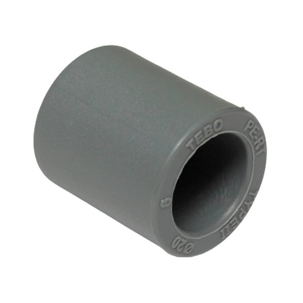 Муфта соединительная TEBO PP-R 90 мм серая 040010114