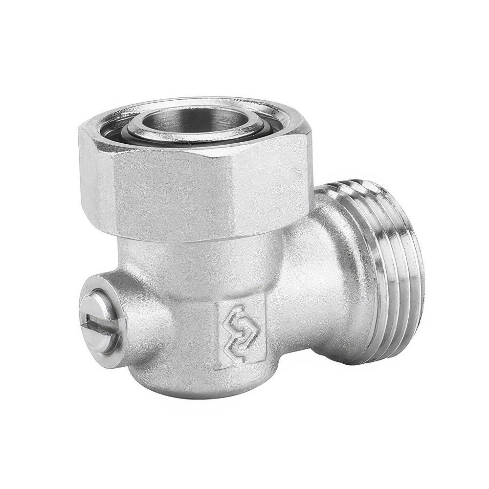 Узел нижнего подключения Varmega угловой одинарный для двухтрубных систем 3/4 EK x 3/4 EK VM14201