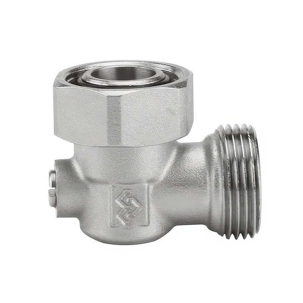 Узел нижнего подключения Varmega угловой одинарный для двухтрубных систем 3/4 EK x 3/4 EK VM14201