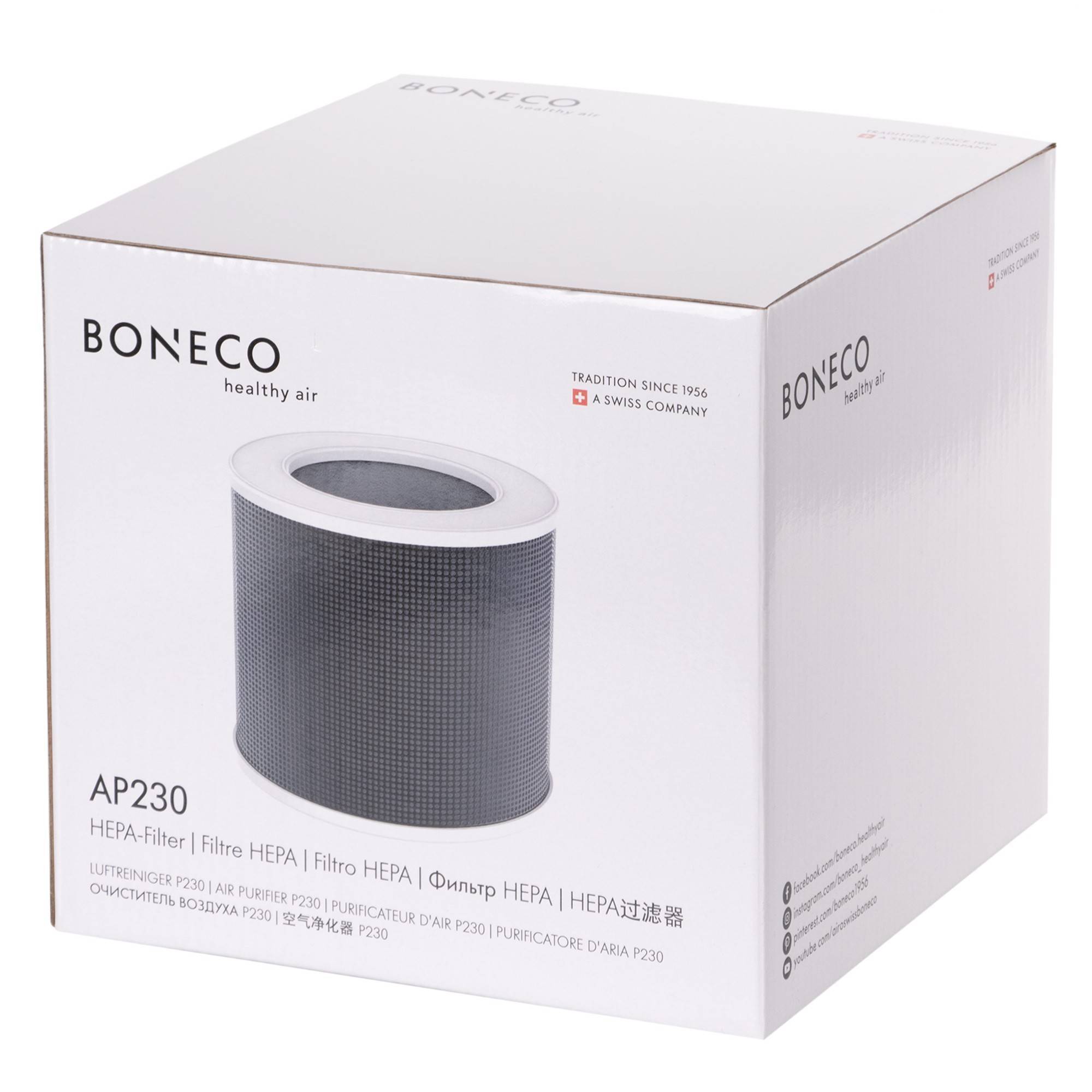 Фильтр HEPA BONECO AP230 для очистителя воздуха P230 AP230