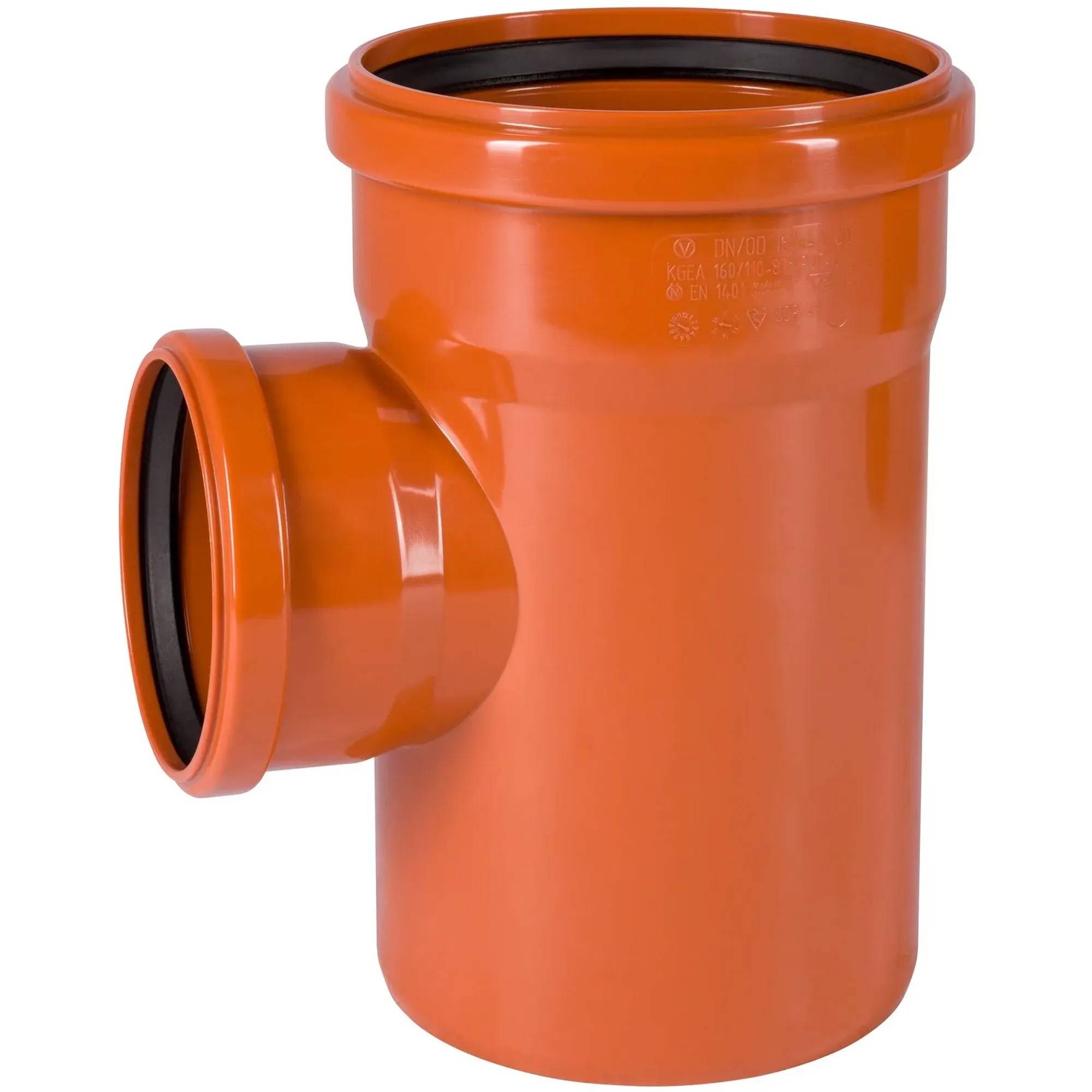 Тройник наружной канализации Ostendorf KG KGEA 160/110 мм 87° 222340