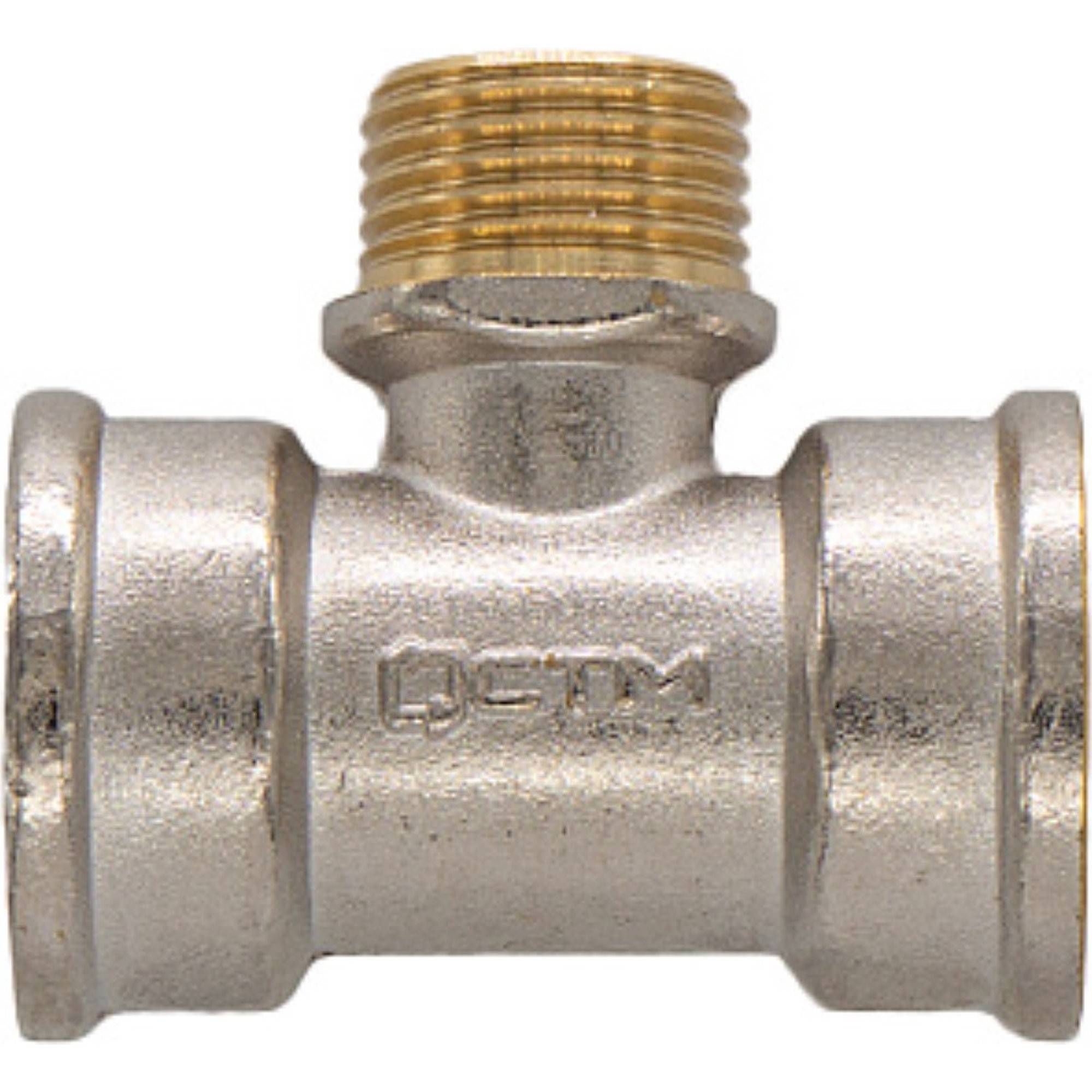 Тройник латунный переходной CTM 3/4x1/2x3/4 ВР-НР-ВР НС-1344426