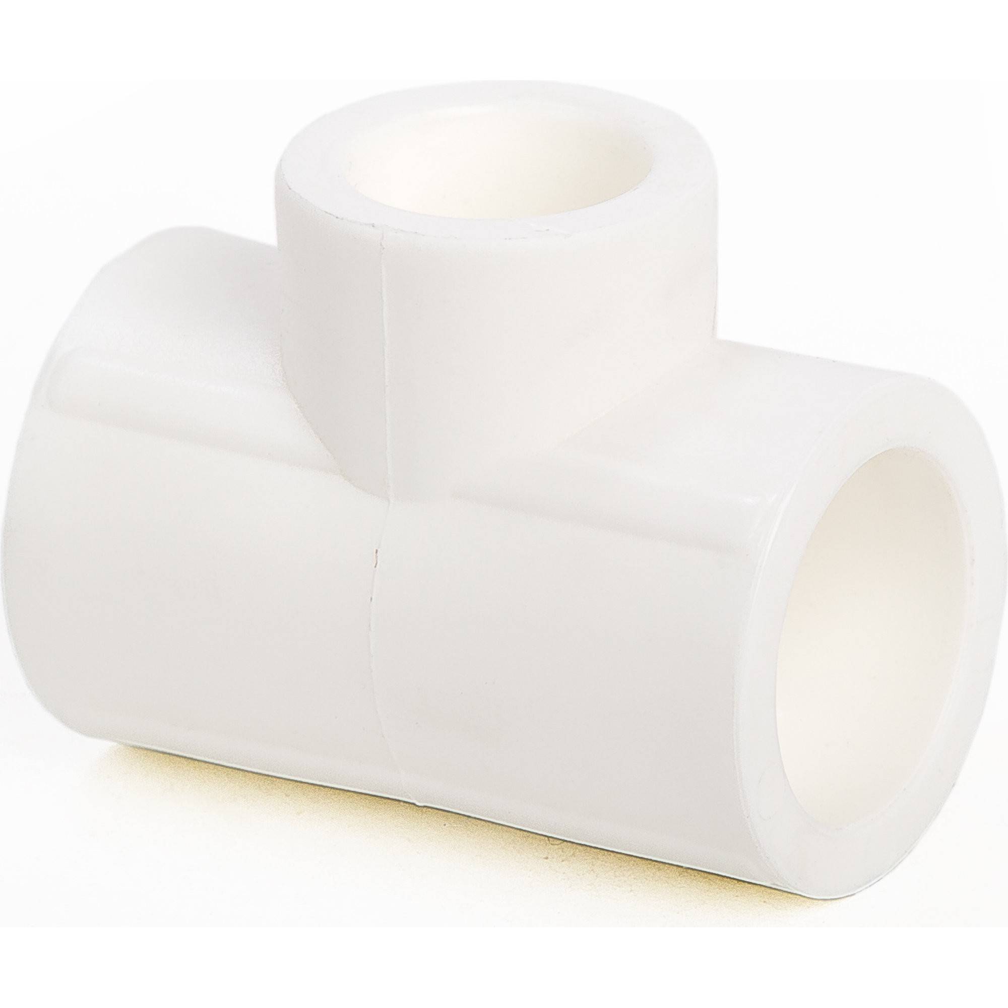 Тройник переходной полипропиленовый Lammin PPR 75х32х75 мм белый НС-1642069