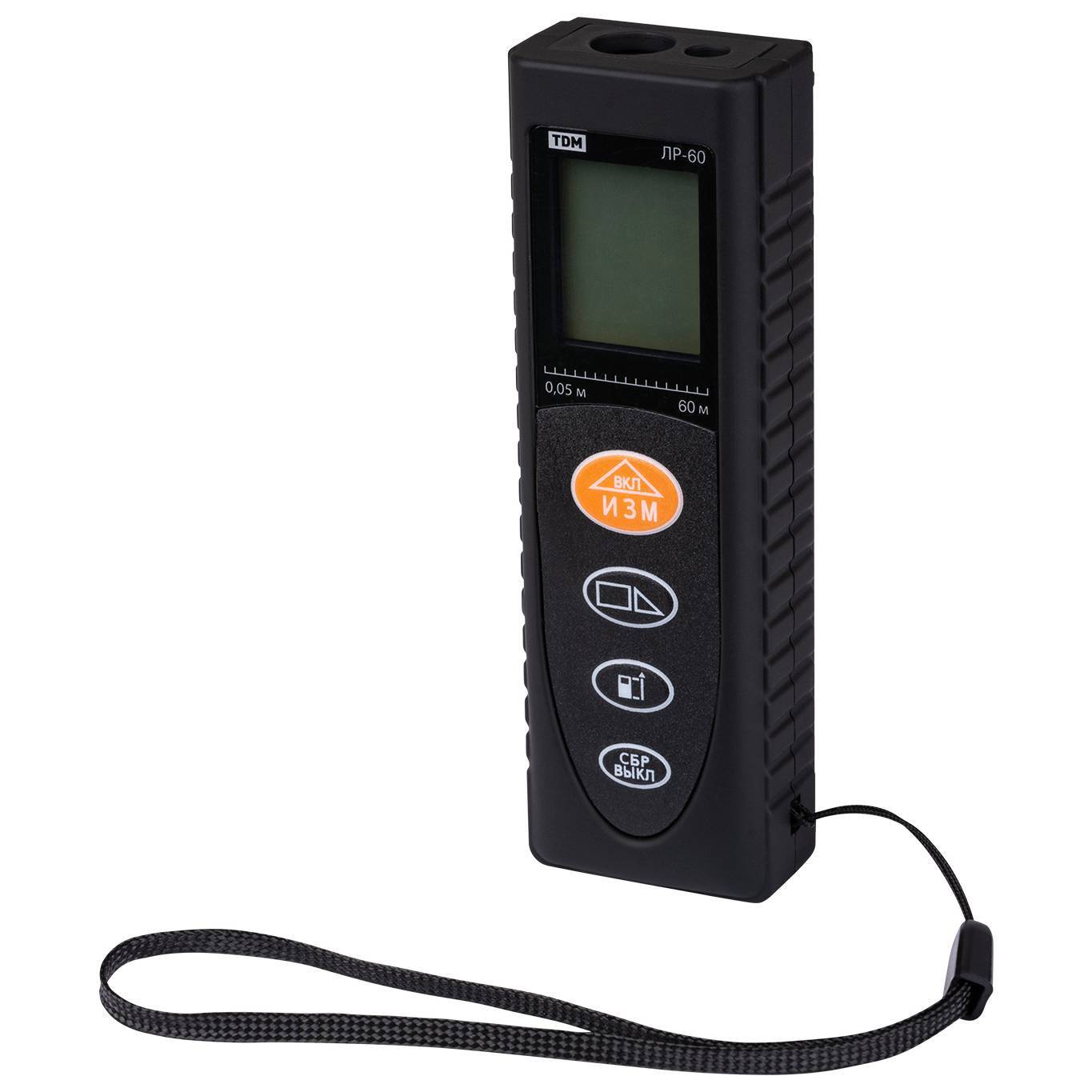 Дальномер лазерный TDM ELECTRIC Алмаз ЛР-60 60 м SQ1025-0102