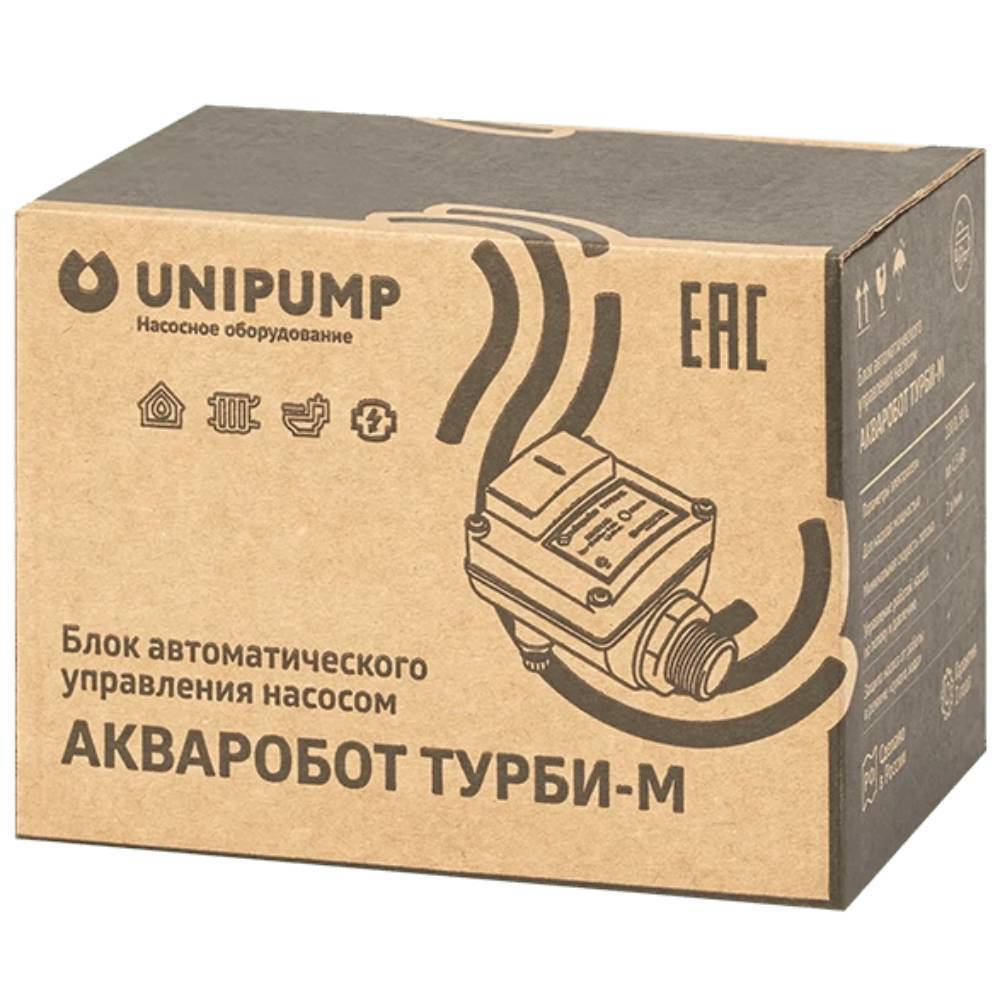 Блок управления насосом UNIPUMP ТУРБИ-М2 2.0-3.5 бар до 1.5 кВт 69619