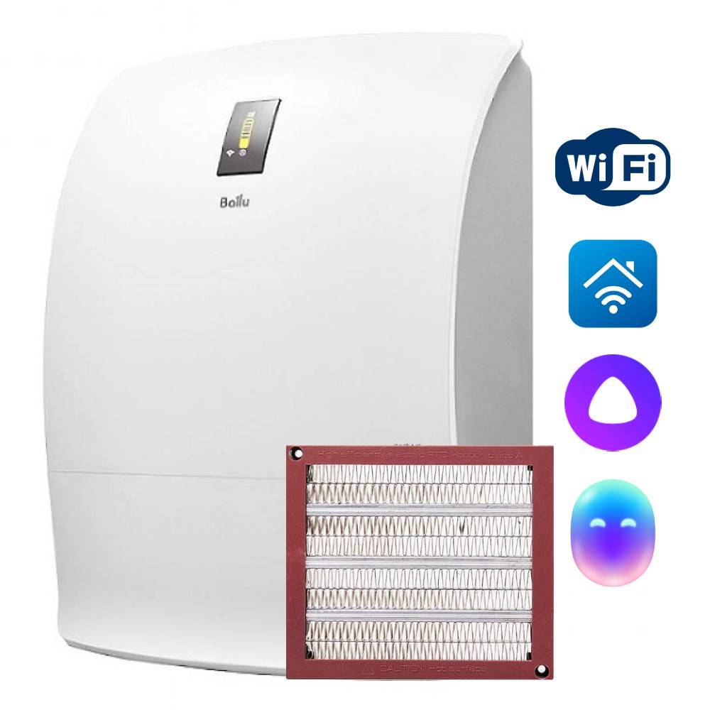 Приточный очиститель воздуха Ballu ONEAIR ASP-200SPW инверторный НС-1431459