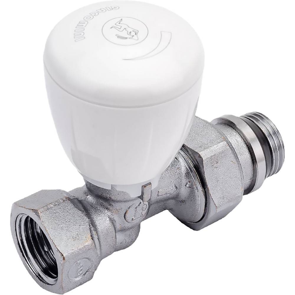 Клапан радиаторный Giacomini R6TG ручной прямой 1/2 R6X033