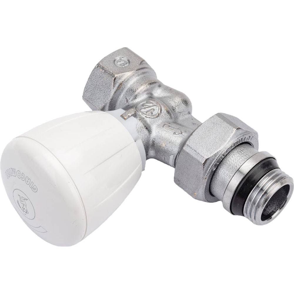 Клапан радиаторный Giacomini R6TG ручной прямой 1/2 R6X033