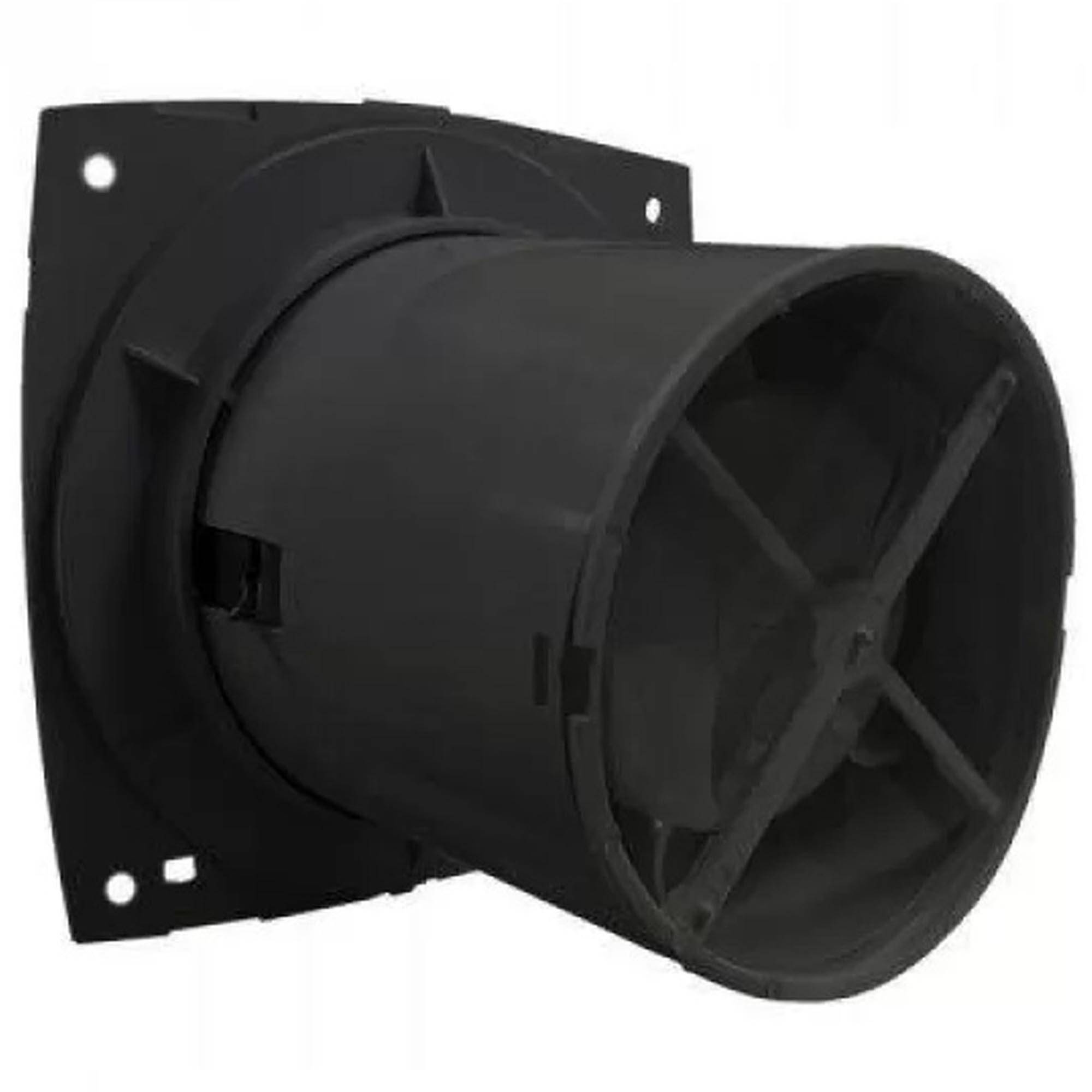 Вентилятор вытяжной BETTOSERB с обратным клапаном черный матовый НС-1652013