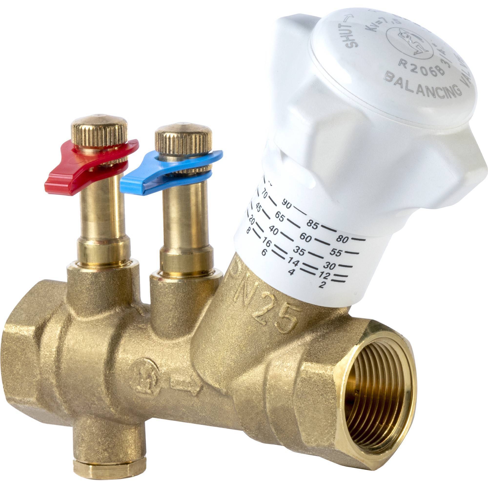 Клапан балансировочный ручной Giacomini R206B DN 20 3/4 R206BY004