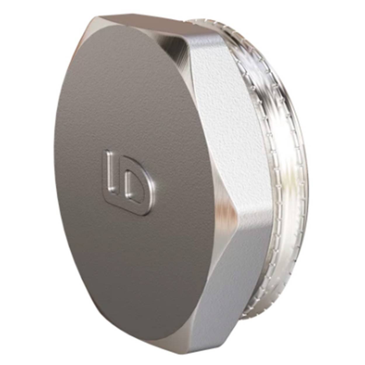 Заглушка для трубы LD Pride DN15 1/2 наружная резьба латунь никелированная 47.Н.15.Н