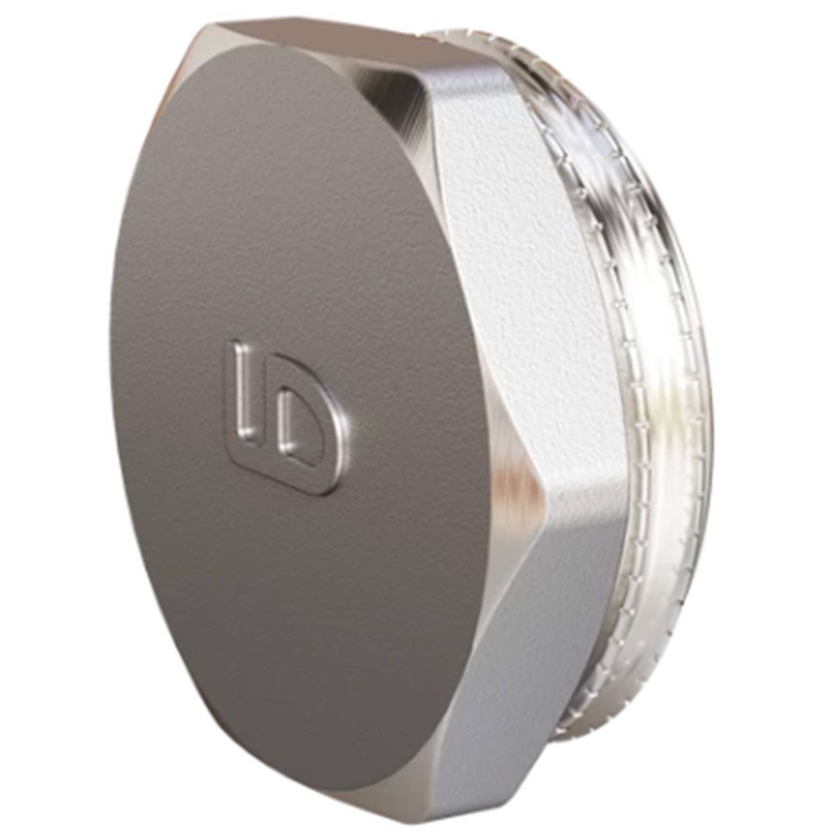 Заглушка для трубы LD Pride DN20 3/4 наружная резьба латунь никелированная 47.Н.20.Н