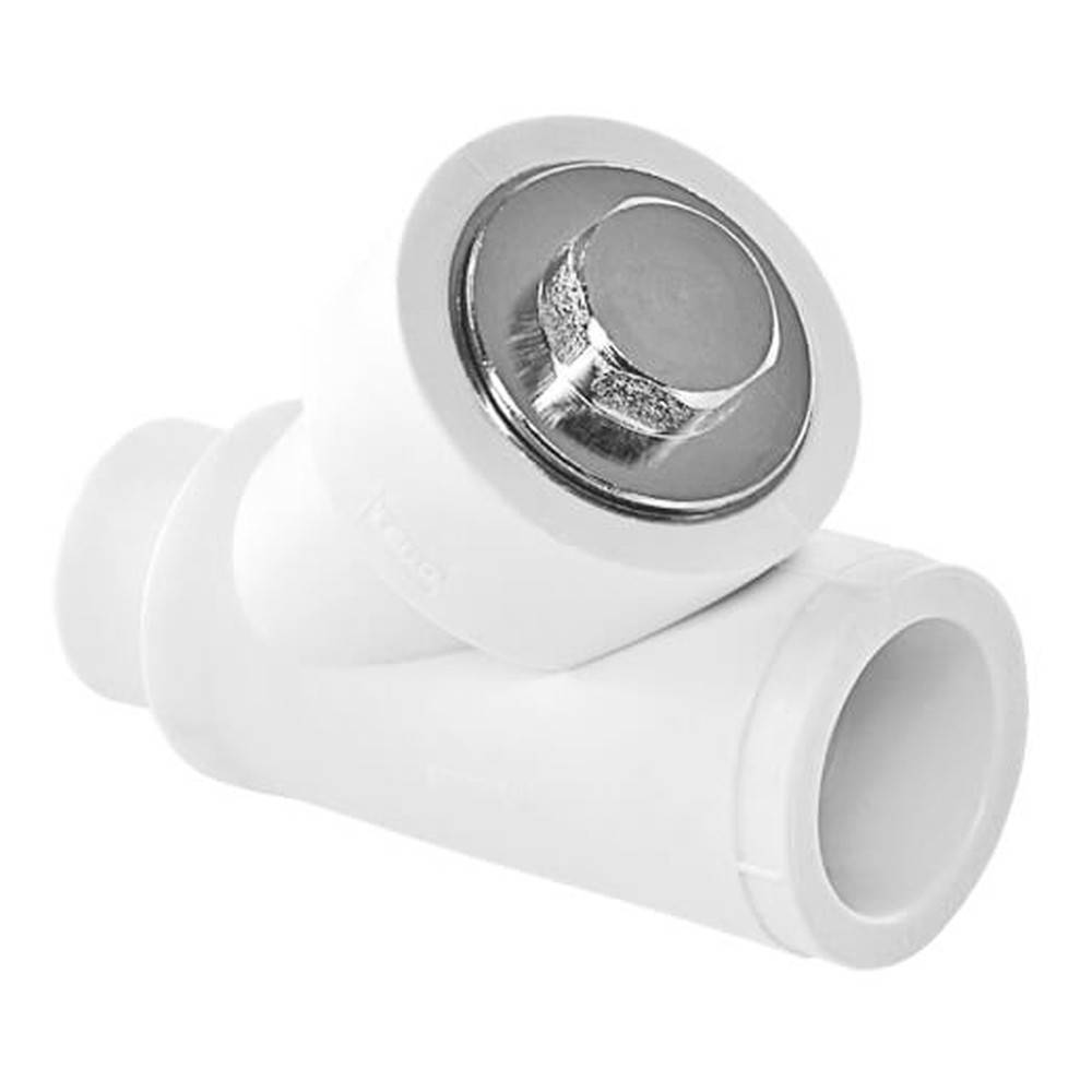 Фильтр сетчатый TEBO PP-R 32 мм ВН/НР белый 030070113