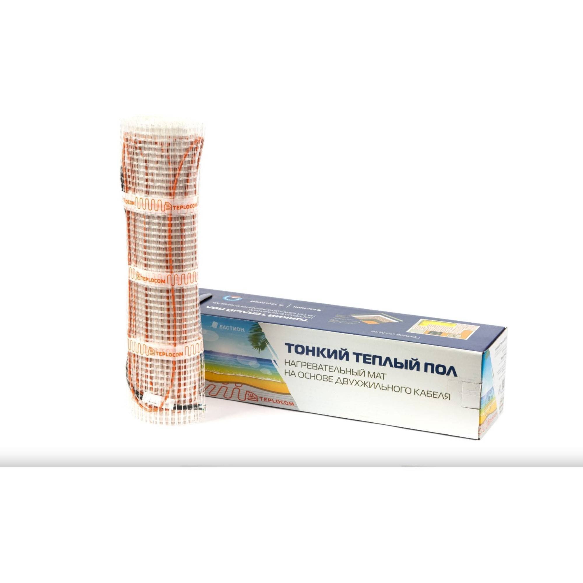 Нагревательный мат двужильный TEPLOCOM МНД-15.0 1920 Вт 15.0 м² НС-1603302