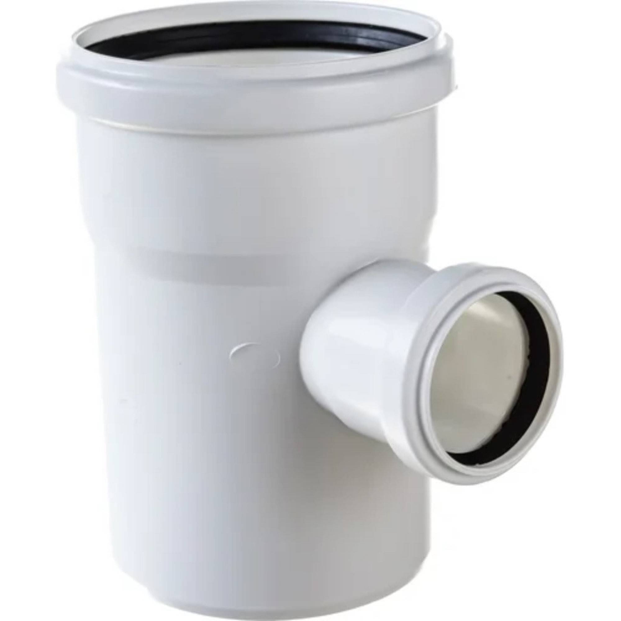 Тройник канализационный Политэк 110х50 мм 87.5° внутренний (50) 201158