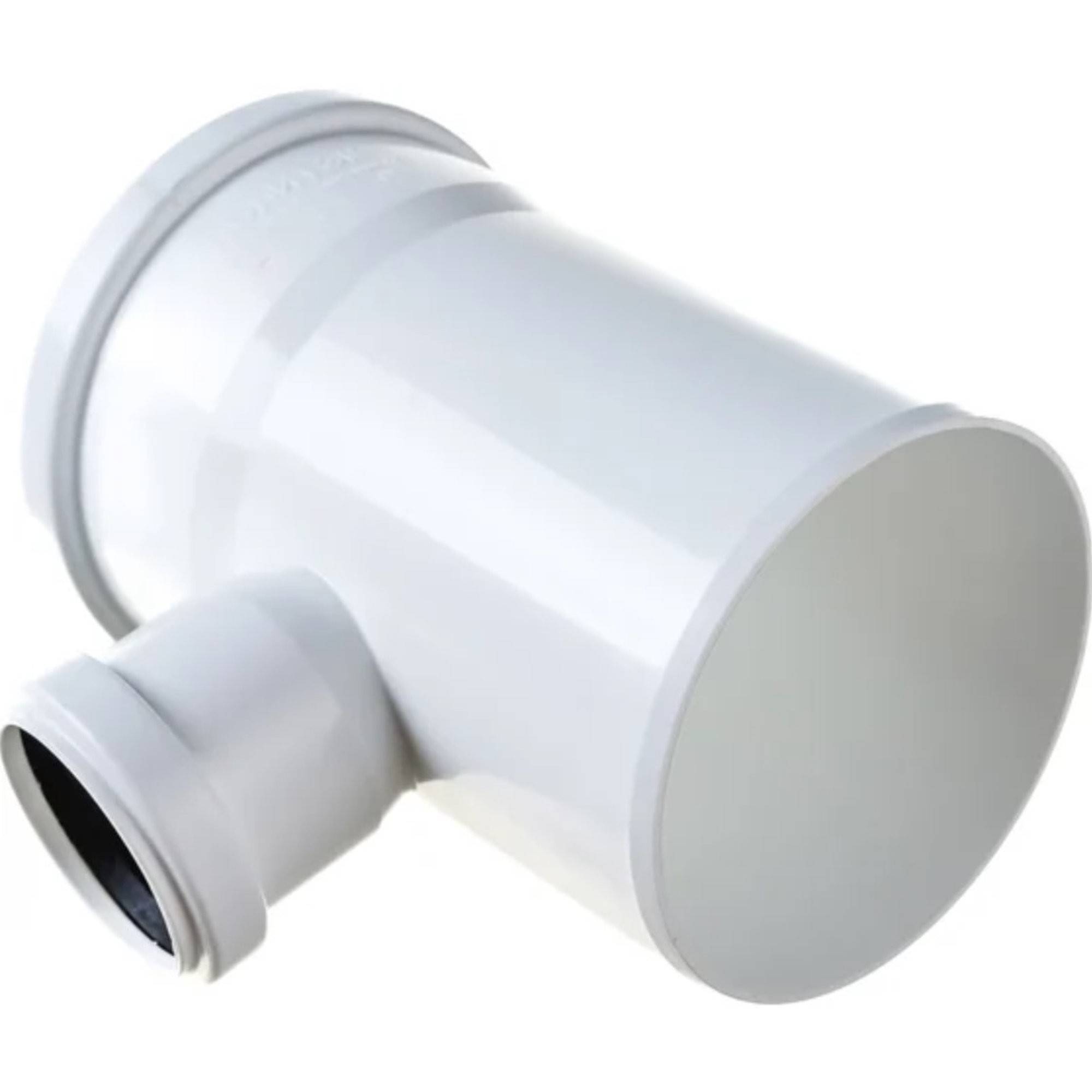 Тройник канализационный Политэк 110х50 мм 87.5° внутренний (50) 201158