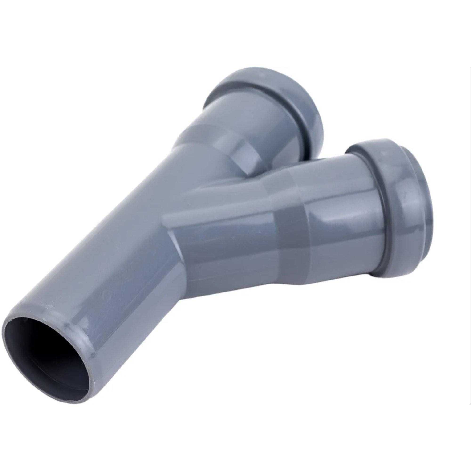 Тройник канализационный Политэк 32х32 мм 45° внутренний (40) 203245