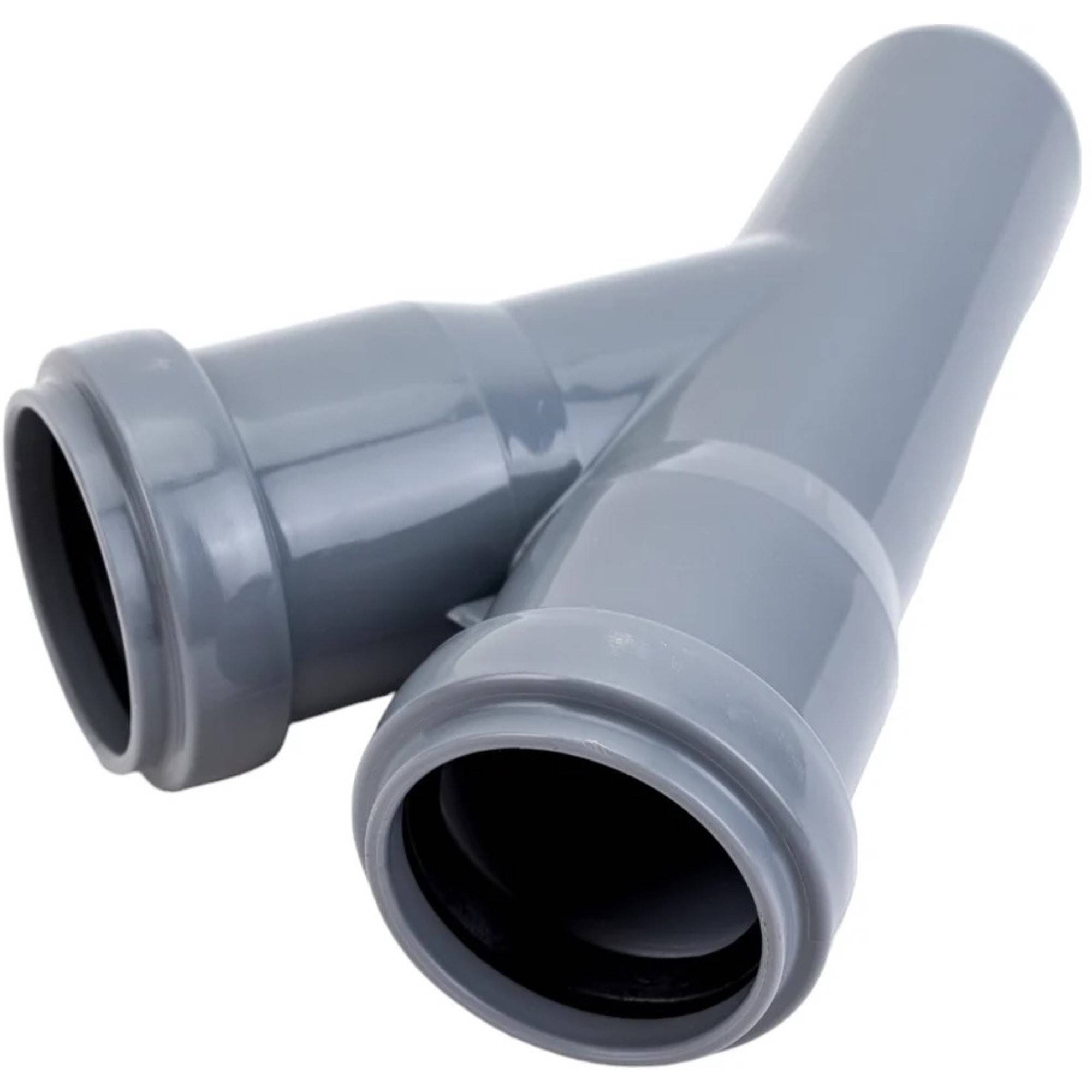 Тройник канализационный Политэк 32х32 мм 45° внутренний (40) 203245