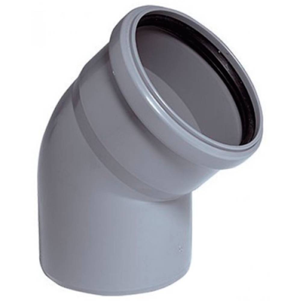 Отвод канализационный Ostendorf HT HTB 50 мм 45° 112120