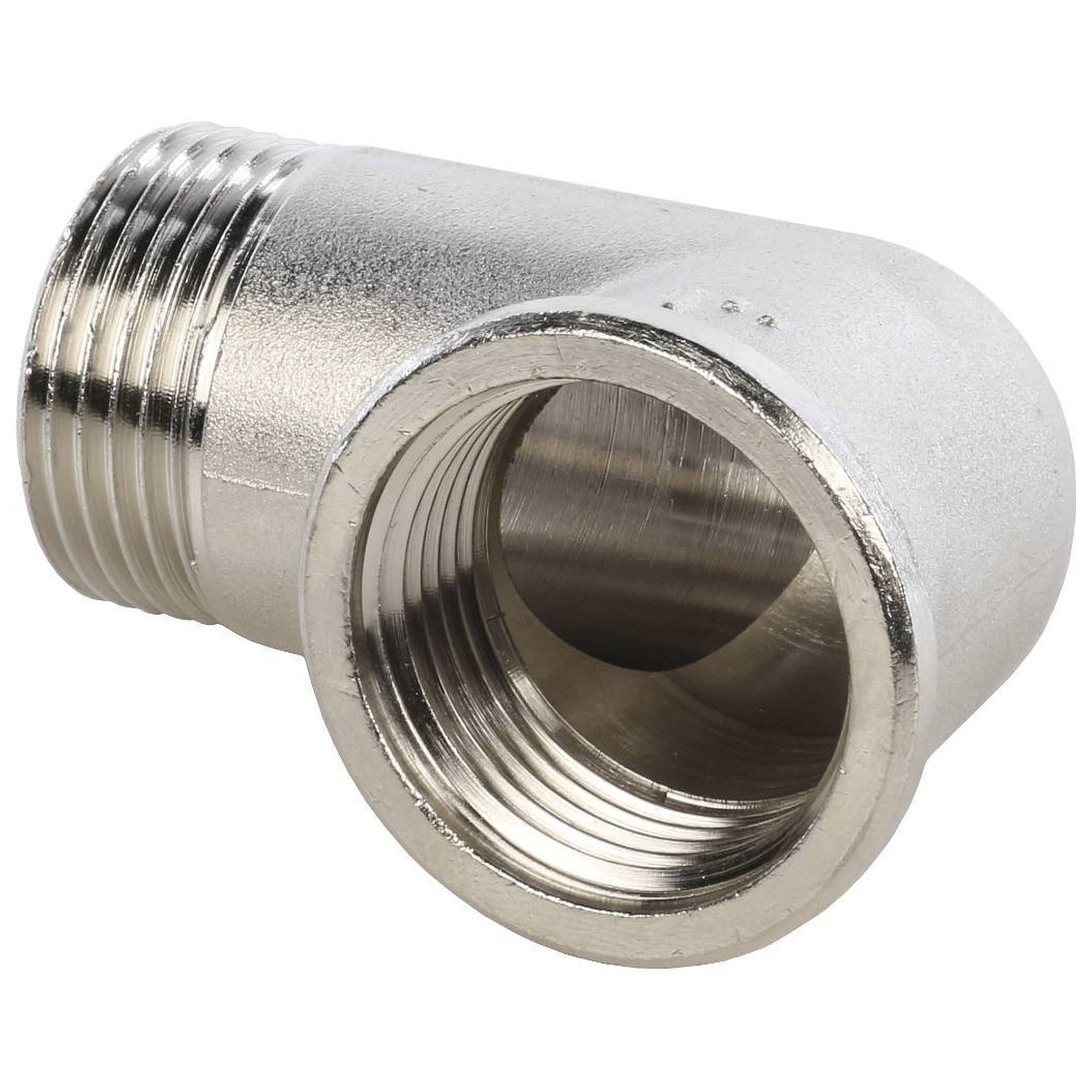 Угольник латунный STOUT 1 ВР/НР никелированный 1254444