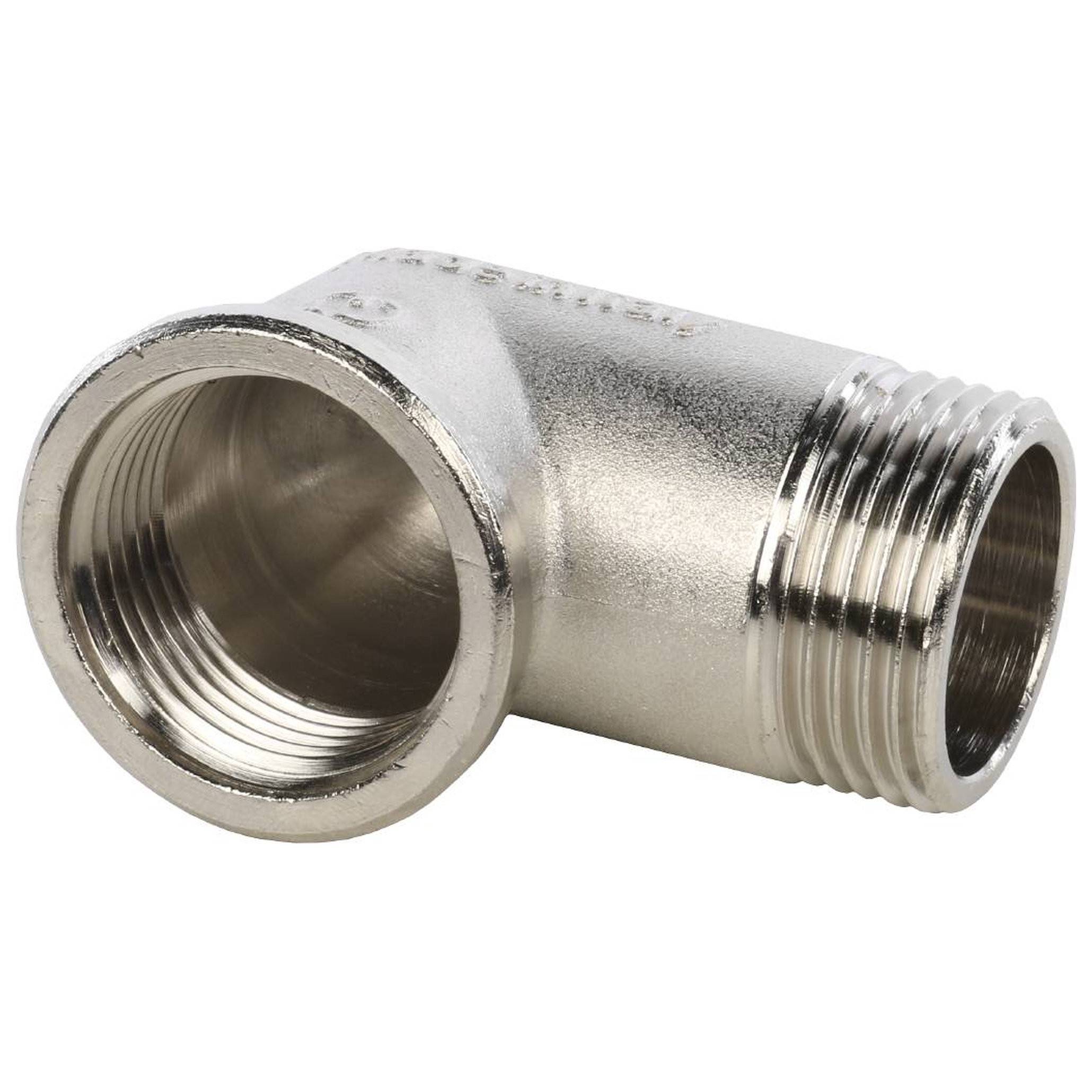 Угольник латунный STOUT 1 ВР/НР никелированный 1254444