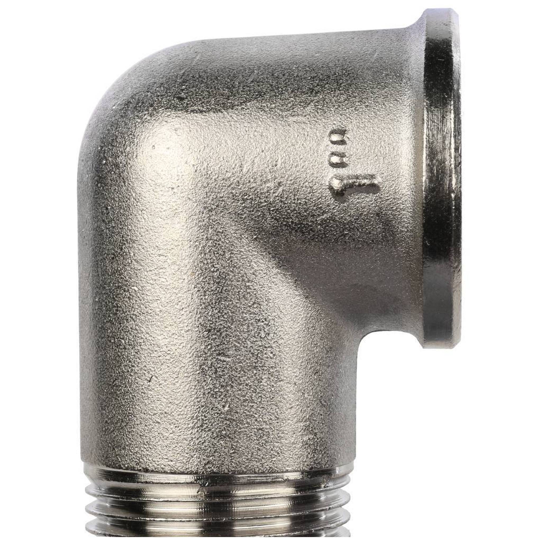 Угольник латунный STOUT 1 ВР/НР никелированный 1254444