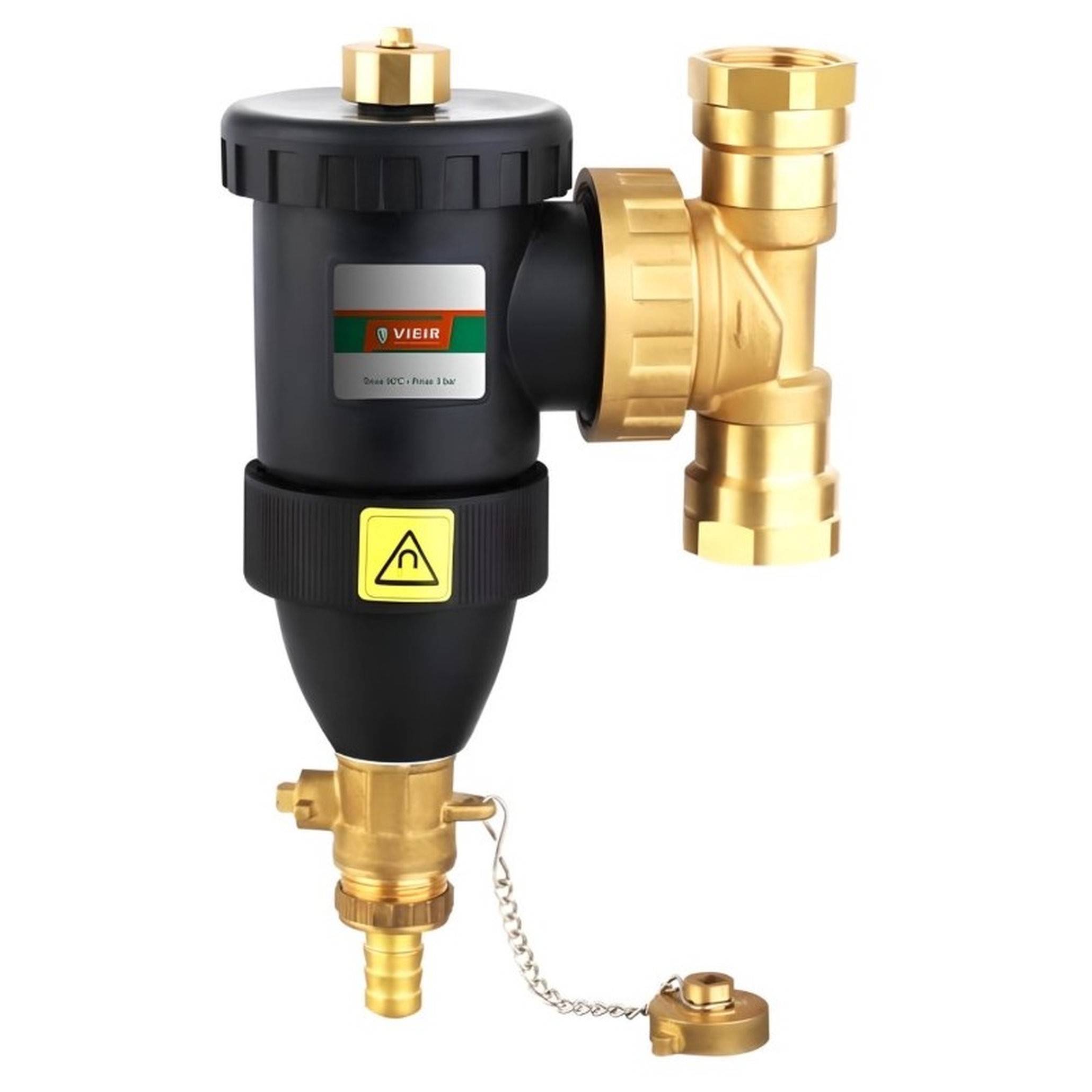 Фильтр-дешламатор магнитный VIEIR 3/4 ВР/ВР универсальный монтаж VR1141