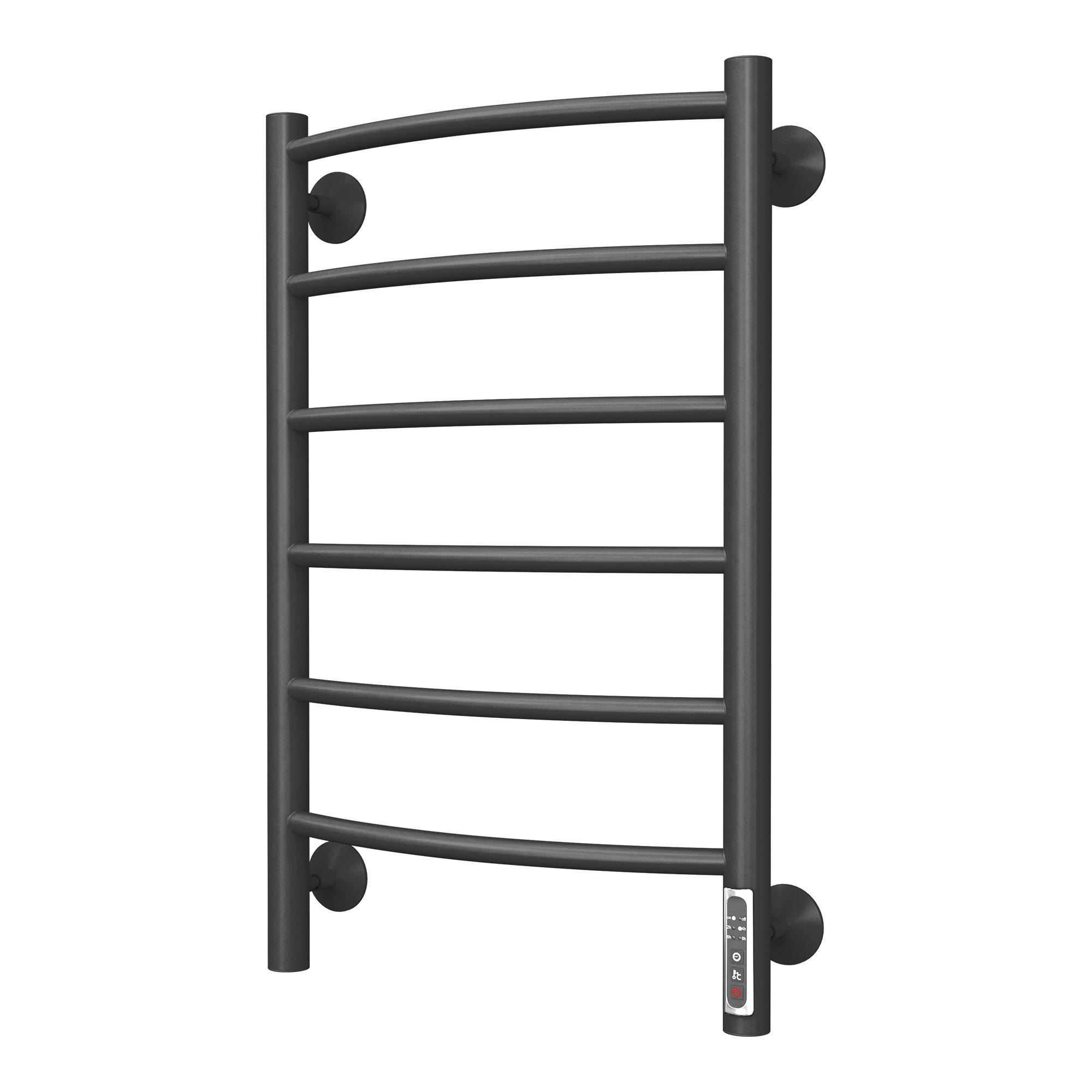 Полотенцесушитель электрический Royal Thermo Classic black П6 450х650 мм со встроенным диммером НС-1442597