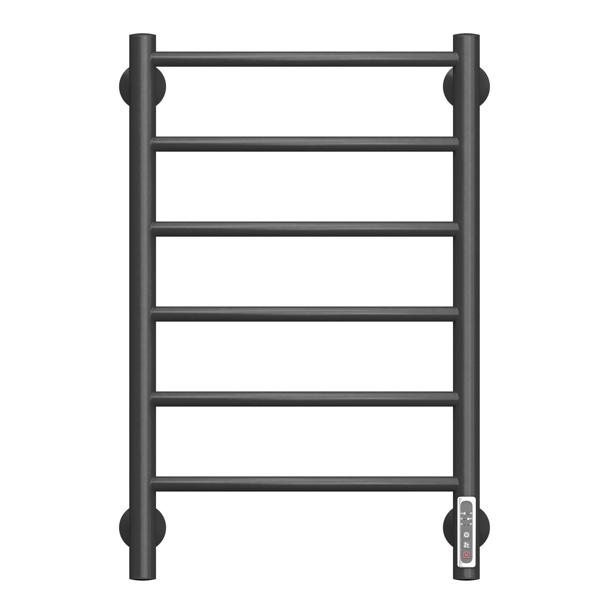 Полотенцесушитель электрический Royal Thermo Classic black П6 450х650 мм со встроенным диммером НС-1442597