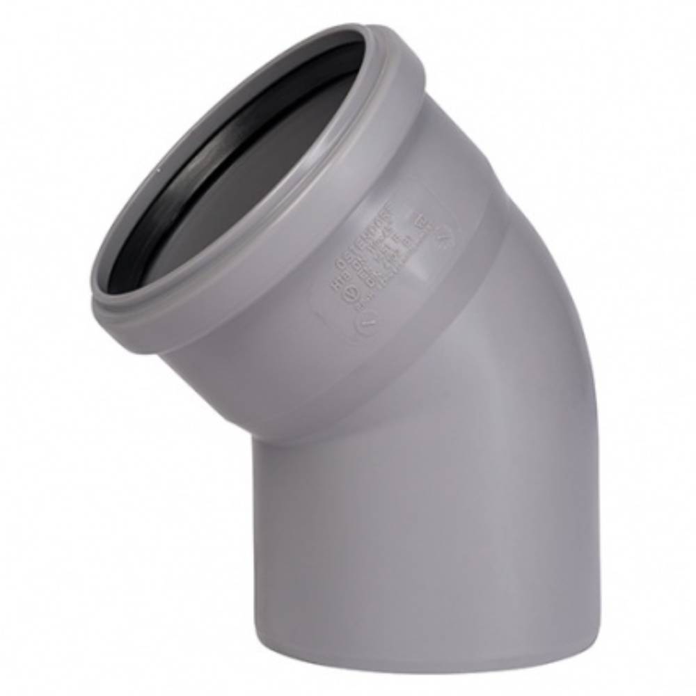 Отвод канализационный Ostendorf HT 110x45° 115120
