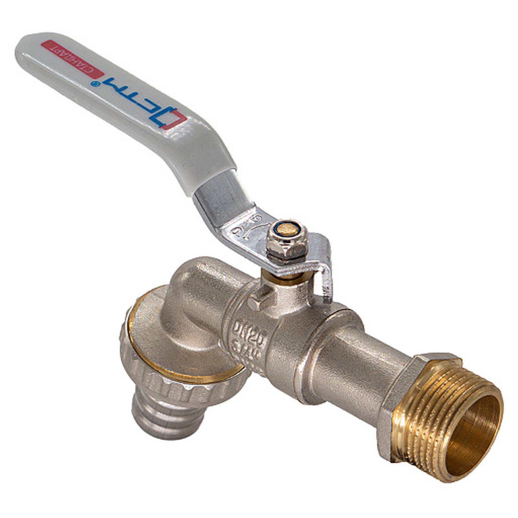 Кран шаровой водоразборный CTM СТАНДАРТ 1/2 дюйма рычаг CWBH0012