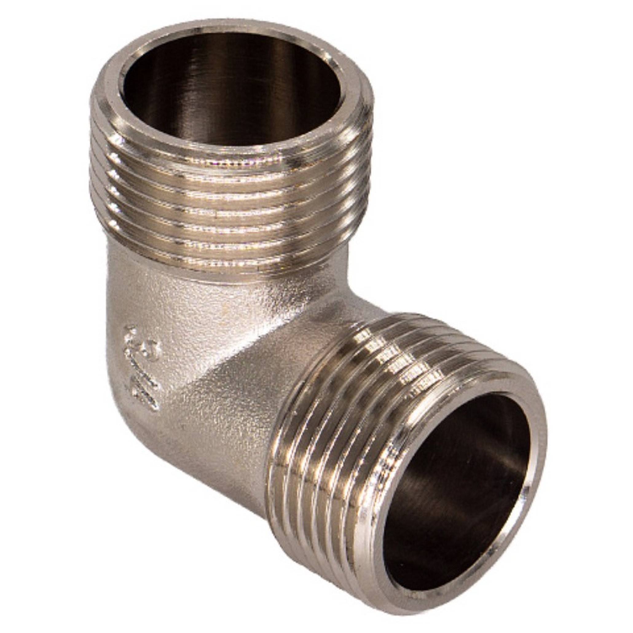 Уголок обжимной CTM для металлопластиковых труб 16х16 мм CLD01616