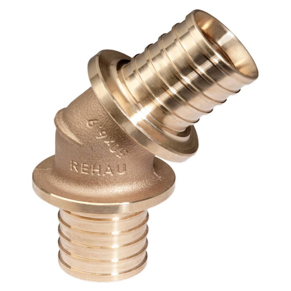 Угольник 45° REHAU RAUTITAN RX 50 бронза 1353965