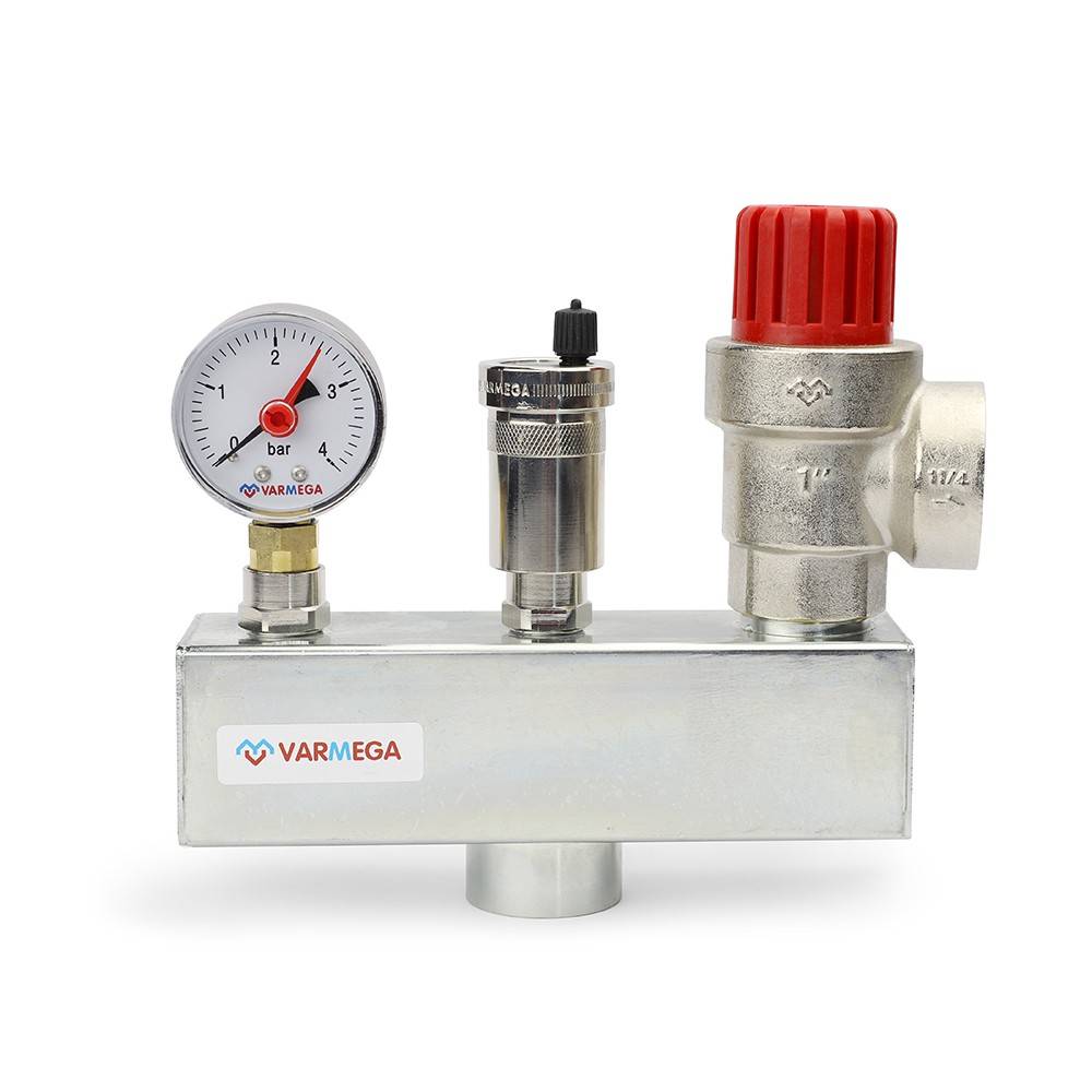 Группа безопасности котла Varmega VM16303 до 200 кВт 1 сталь VM16303