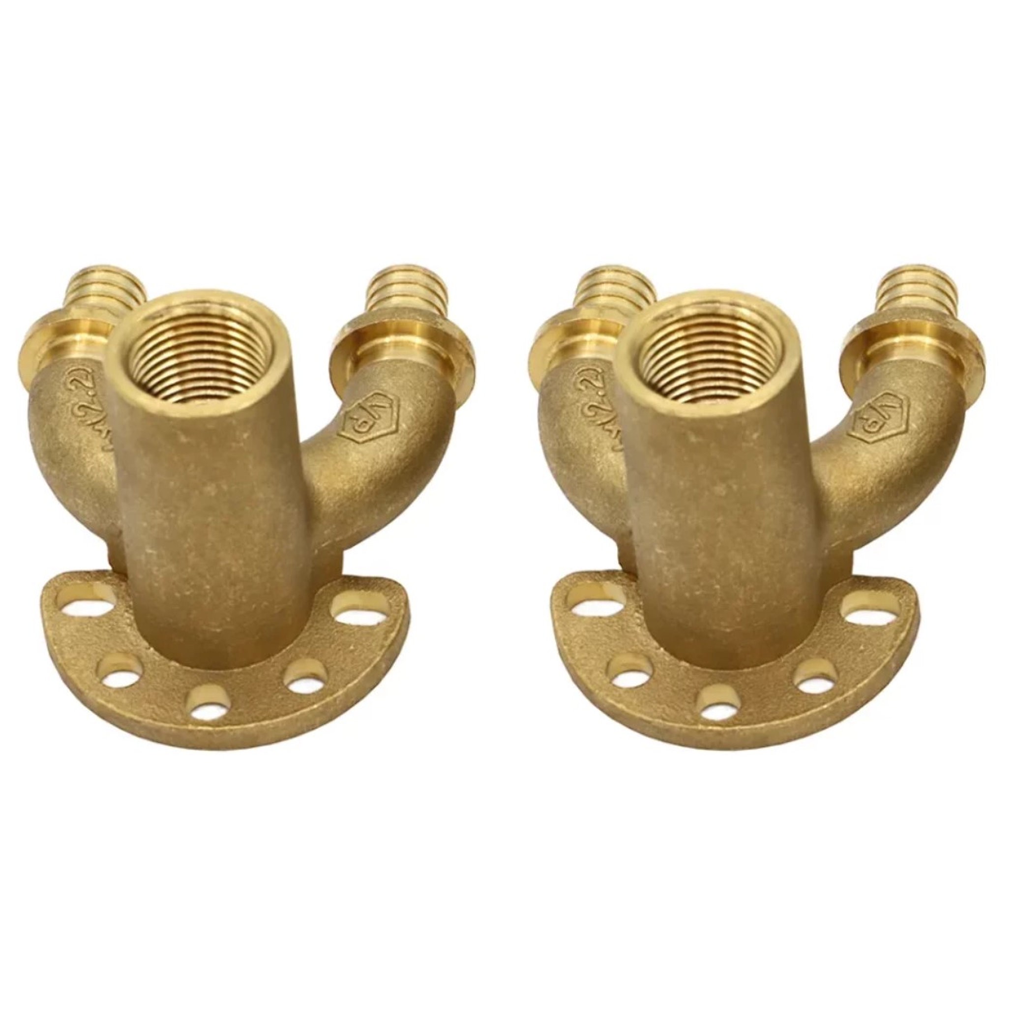 Уголок настенный проточный VIEIR VER-PRO для труб PEX 16x2.0-1/2 ВР VRP1620L