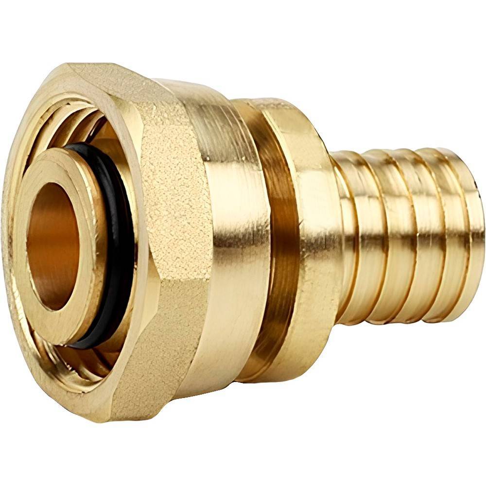 Муфта аксиальная VARMEGA Slide-fit 16x3/4 EK с накидной гайкой VM51711